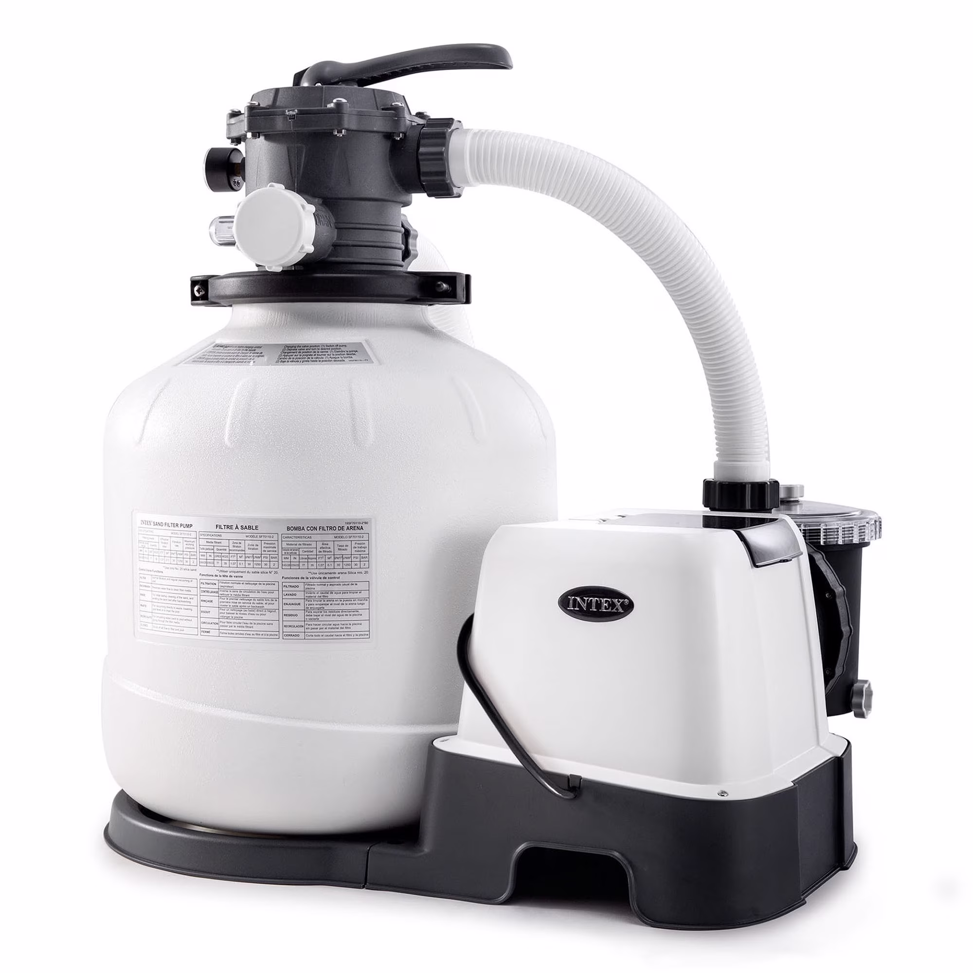 Intex 26661EG Krystal Clear Pool Small and Sleek Saltwater System, 110-120V - Image 7