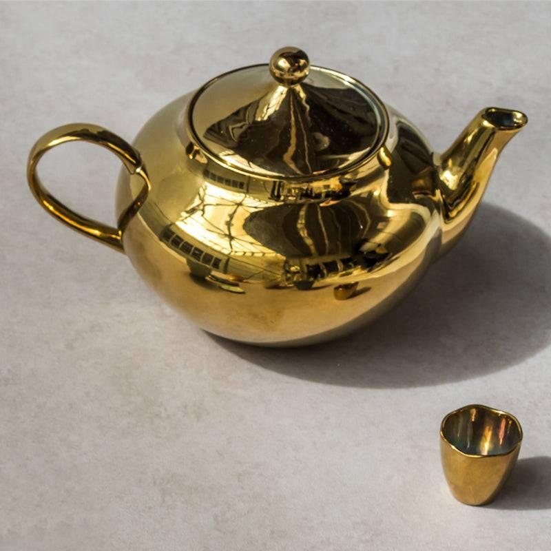 Urban Nature Culture Good Morning Theepot - Goud