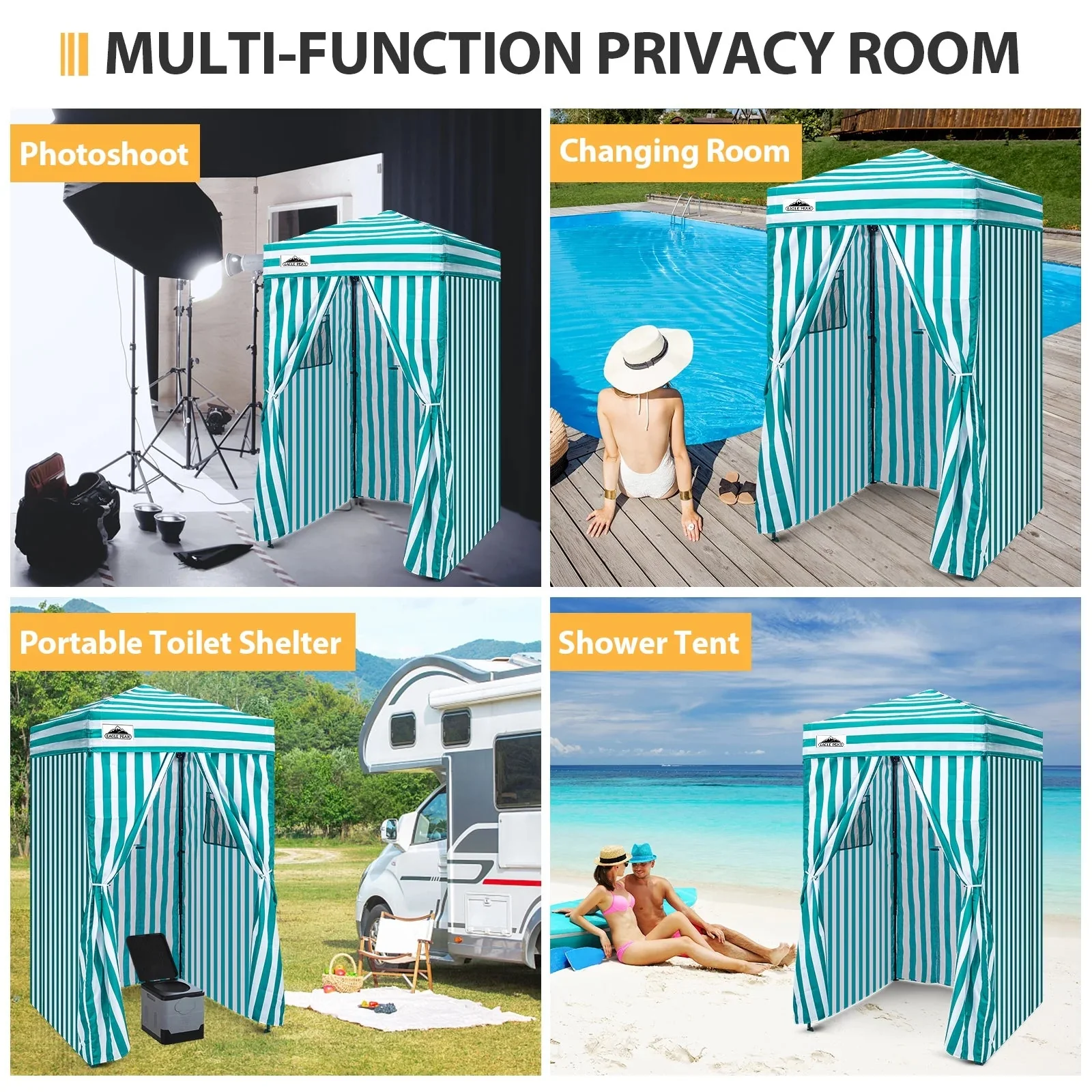 EAGLE PEAK Ultra Compact 4 ft x 4 ft Pop-Up Changing Room Canopy - Flex - Image 147 EAGLE PEAK Ultra Compact 4 ft x 4 ft Pop-Up Changing Room Canopy - Flex - Image 147