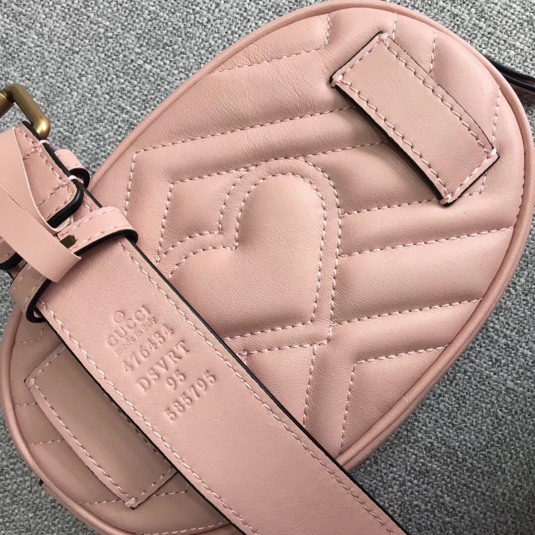 Replica Gucci Marmont Matelasse Leather Belt Bag1:1High-quality replica