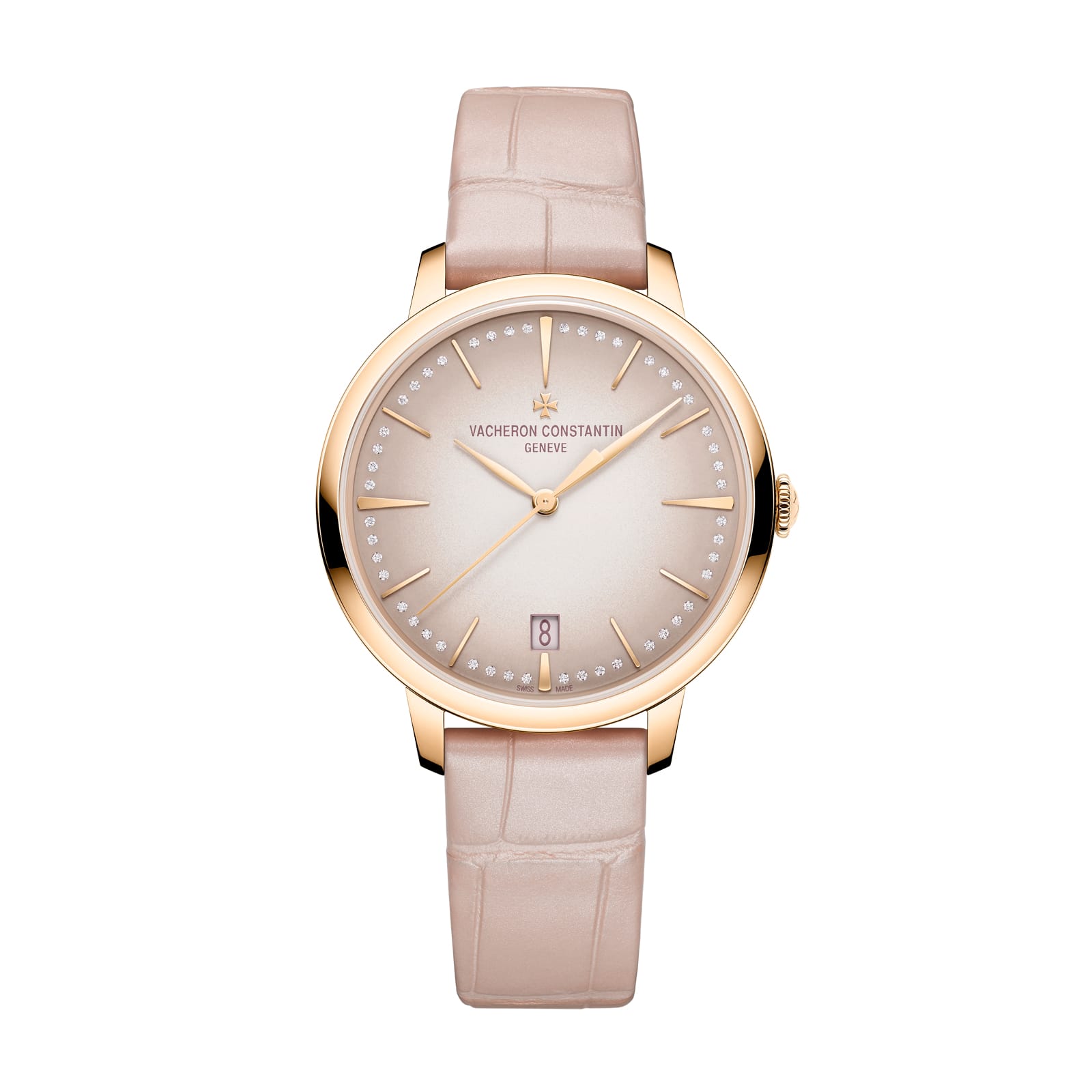 Replica Watches Fake Vacheron Constantin Patrimony self-winding 36.5 MM PINK GOLD(1:1 replica) - Top club