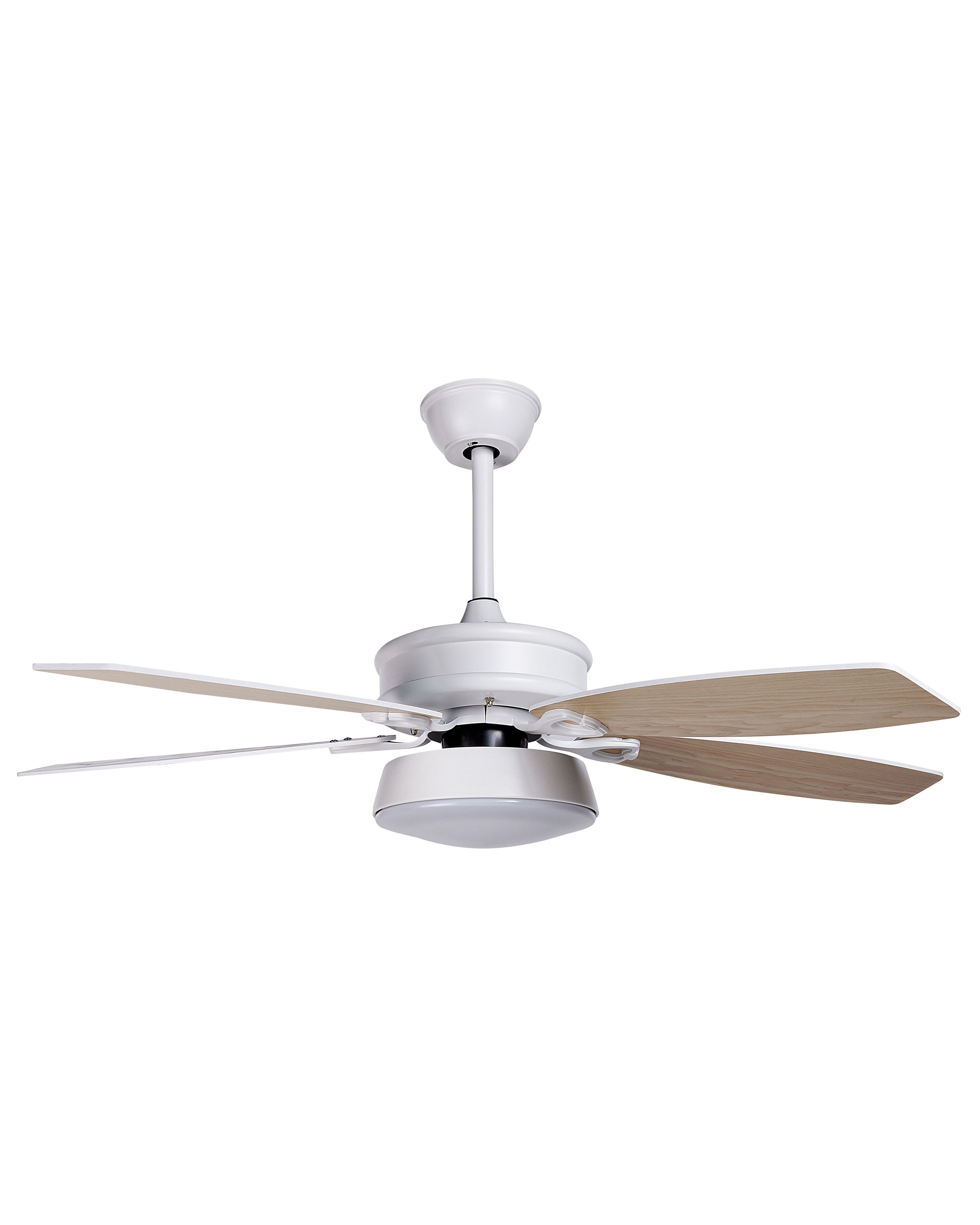 Ceiling Fan with Light LOGAN with Remote LED White