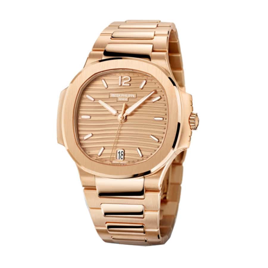 Patek Philippe Nautilus Ladies Rose Replica - Elite Watch Atelier