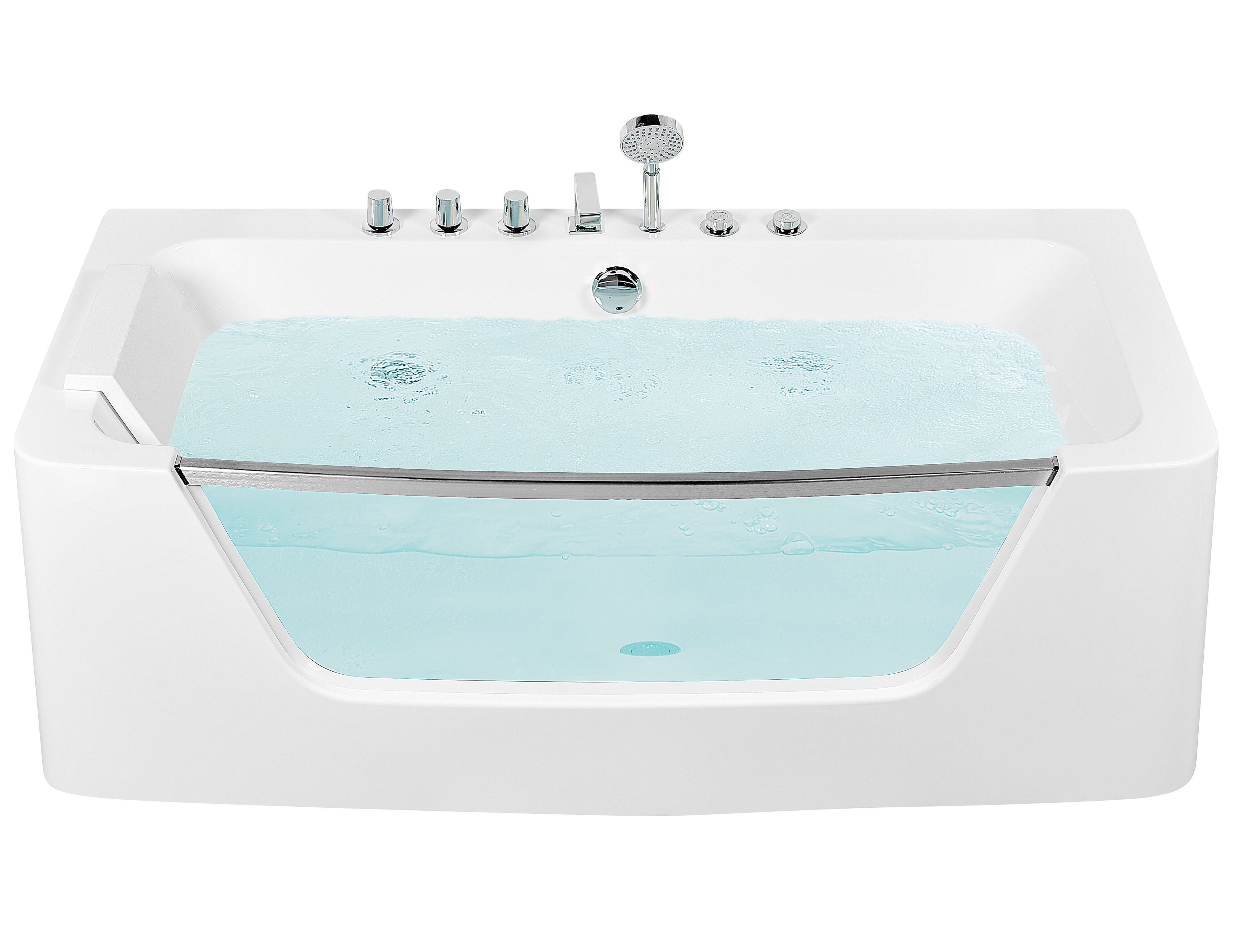 Corner Hot Tub BARRANCA 1700 x 850 mm White