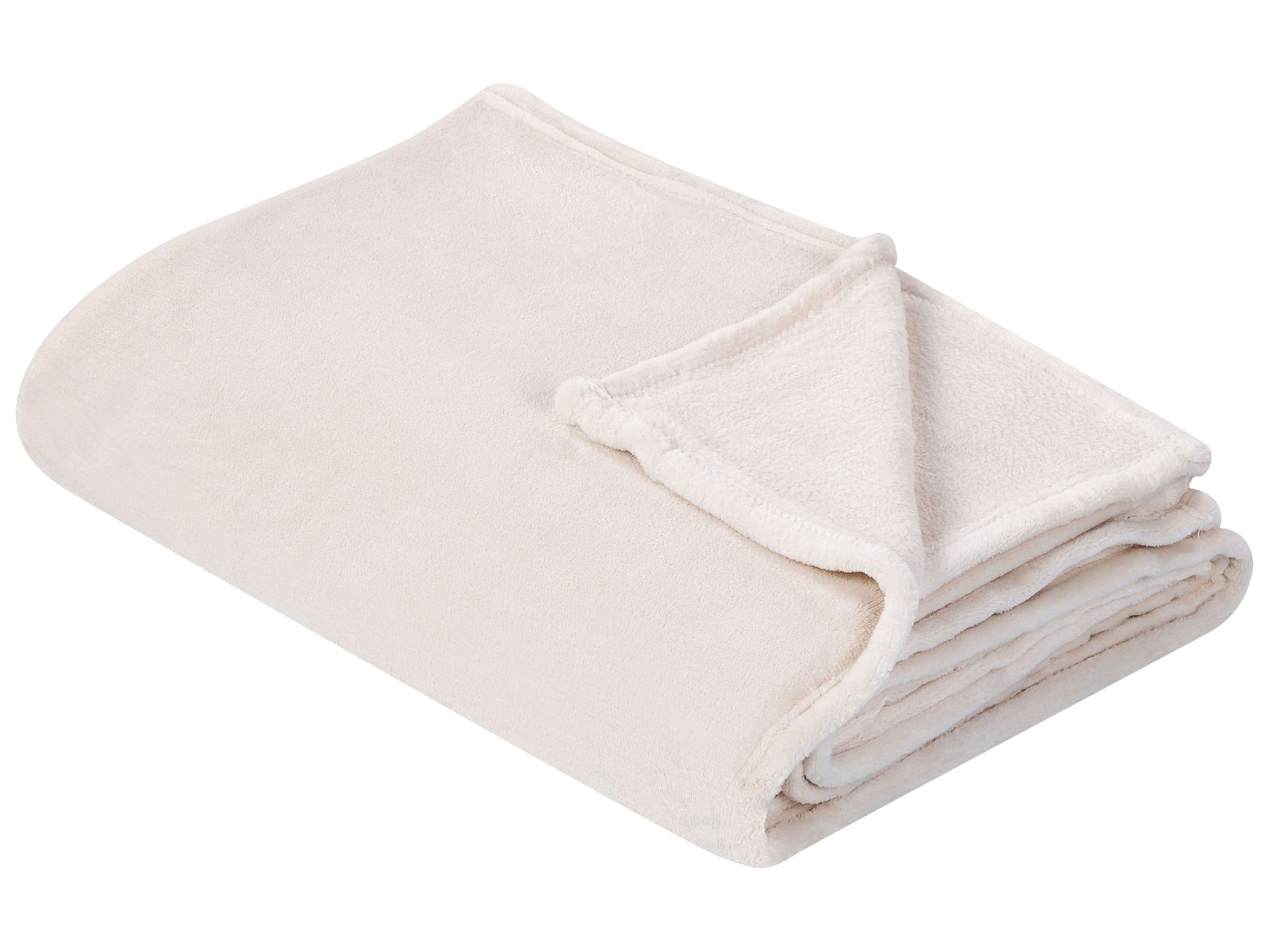 Blanket BAYBURT 200 x 220 cm Off-White