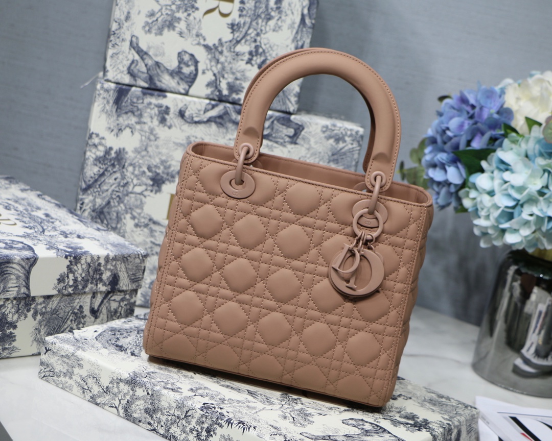 Medium Lady Bag  Black/White/Beige/Grey For Women 9.5in/24cm M0565ONGE_M9001:1High-quality replica