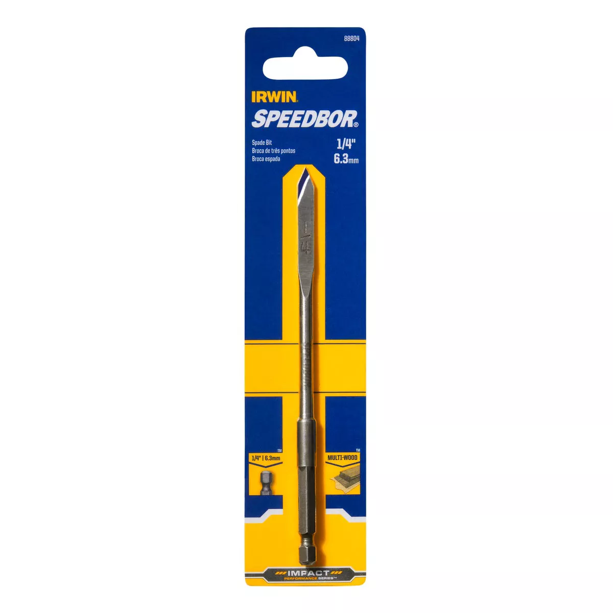 Irwin Speedbor 1/4 In. x 6 In. Spade Bit