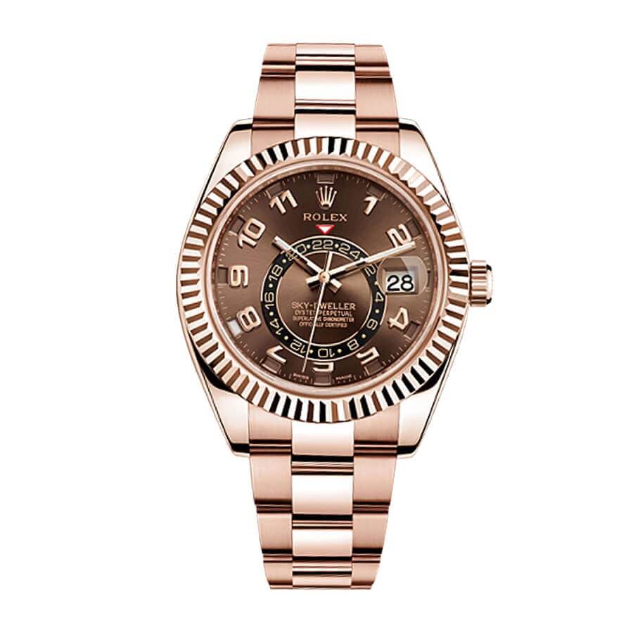 Rose Gold Sky-Dweller Replica - Elite Watch Atelier