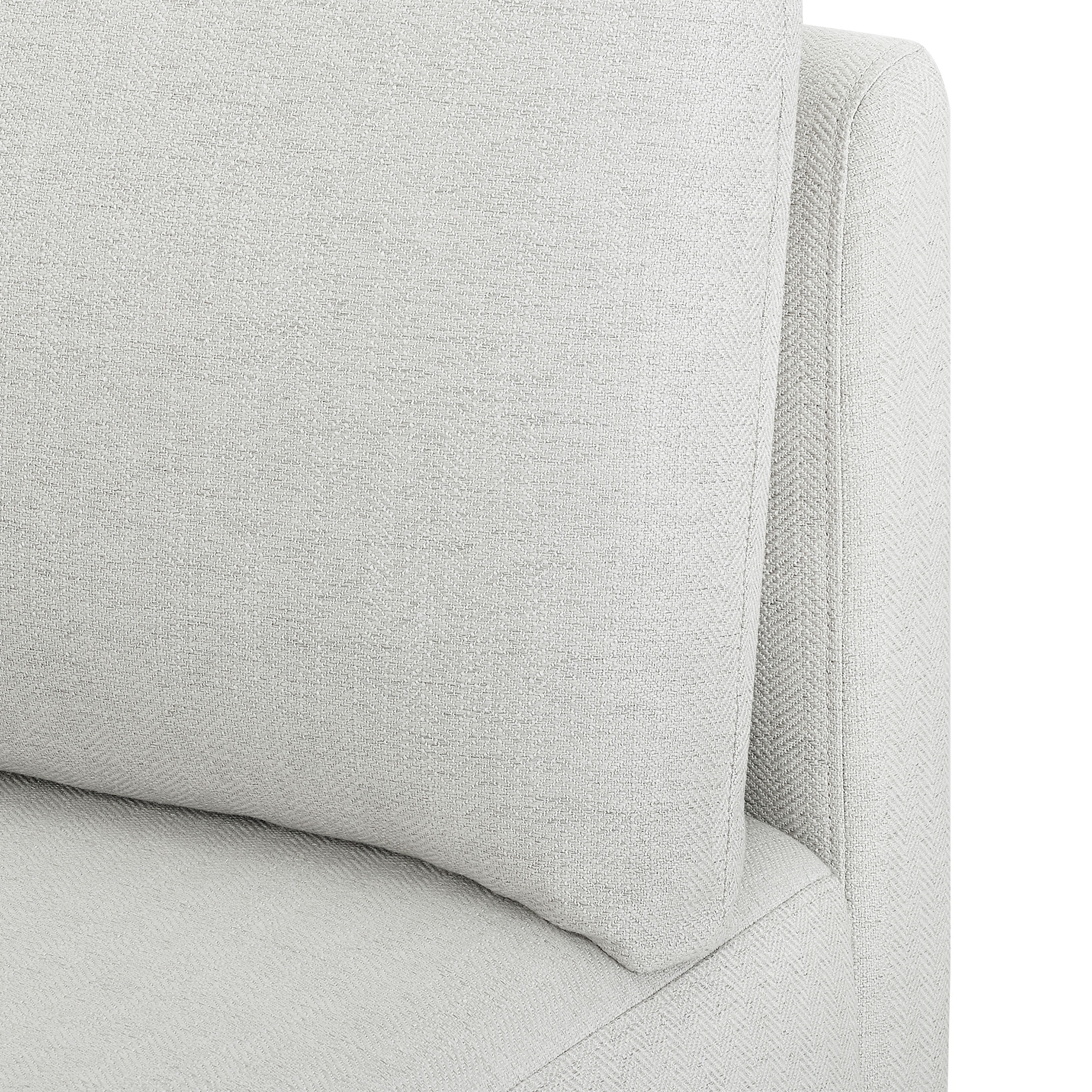 Beautiful Drew Modular Sectional Sofa with Ottoman by Drew Barrymore, Gray Fabric - Image 20