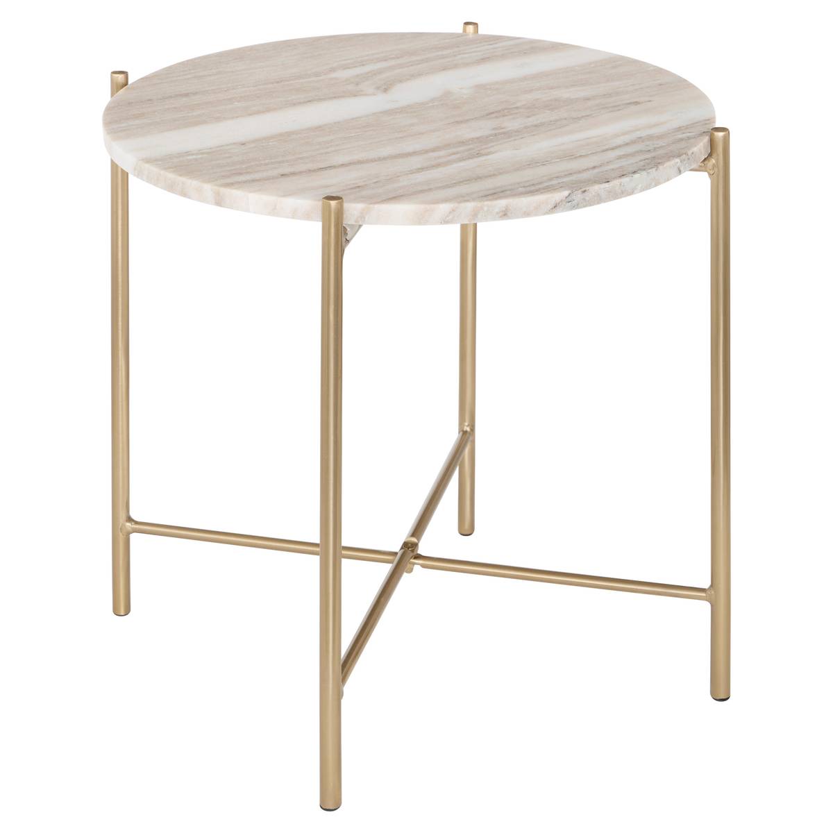 Side Table "Metsa" Beige, &Oslash; 42.5 cm