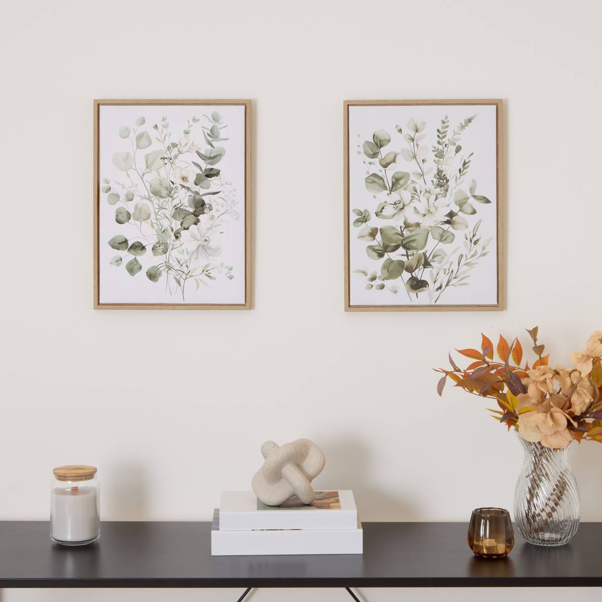 Framed Canvas Print 'Eucaly' Various colors, 30x40 cm