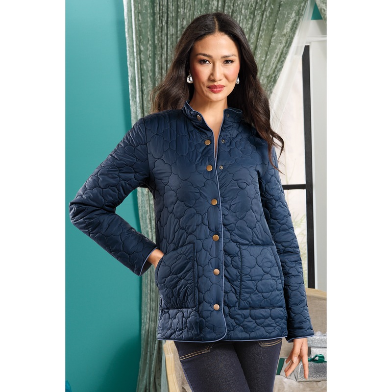 Molly Quilted Barn Coat - MIDNIGHT VELVET CATALOG