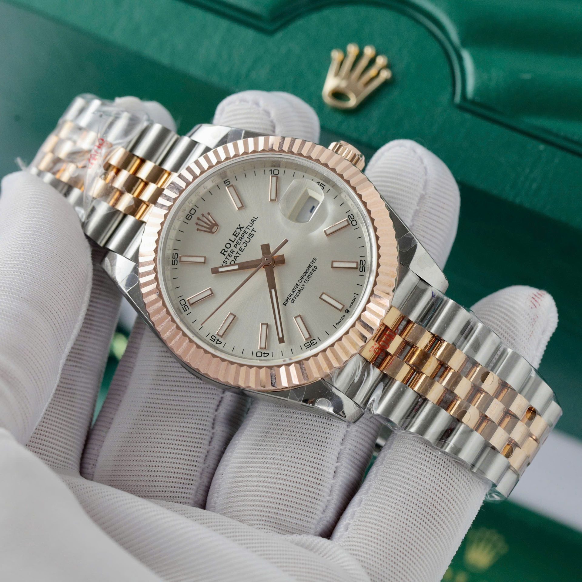 Rolex DateJust Replica Watch Gold Wrapped Jubilee Strap GM Factory 41mm - Top club