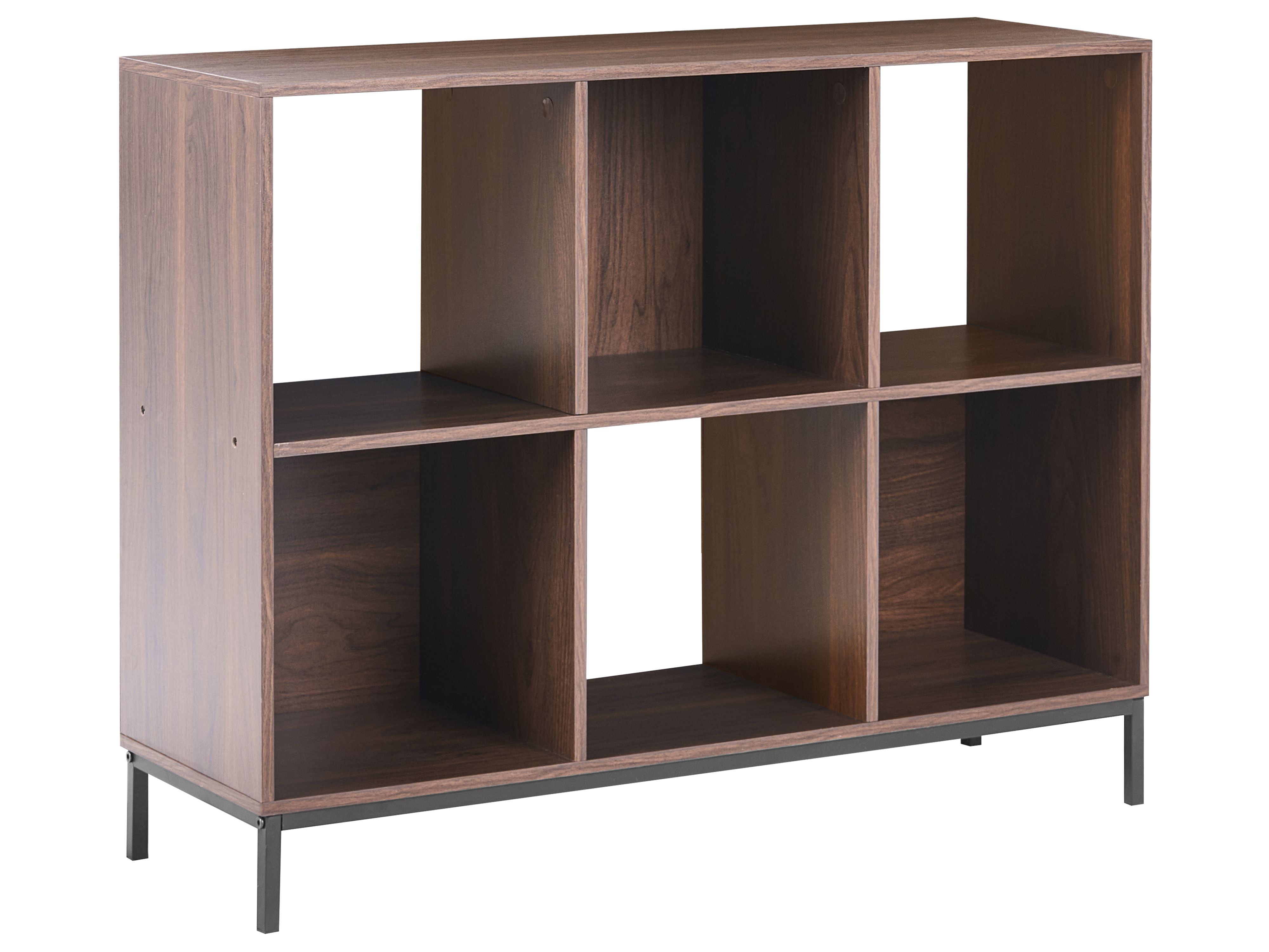 Bookcase PEMBERTON 73 cm Dark Brown