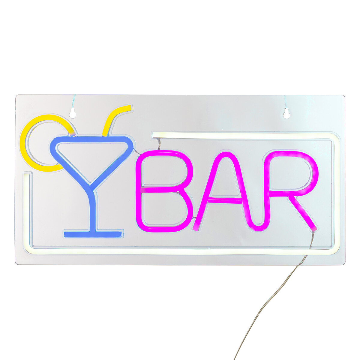 LED Wall Neon "Bar" Multicolor, L. 42 cm