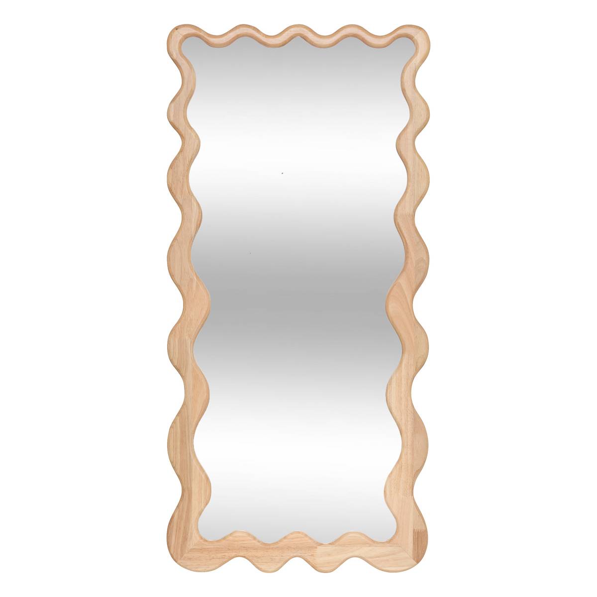 Wall Mirror "Brooke" Beige, 100x48 cm