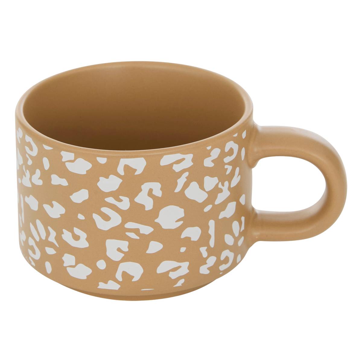 4-mug rack "Leopardi" earthenware, 200 ml