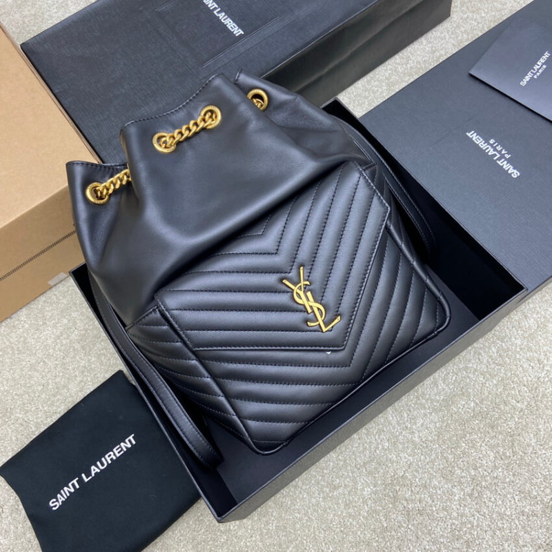 Replica Ysl Saint Laurent Joe Backpack 672609 In Black Lambskin1:1High-quality replica