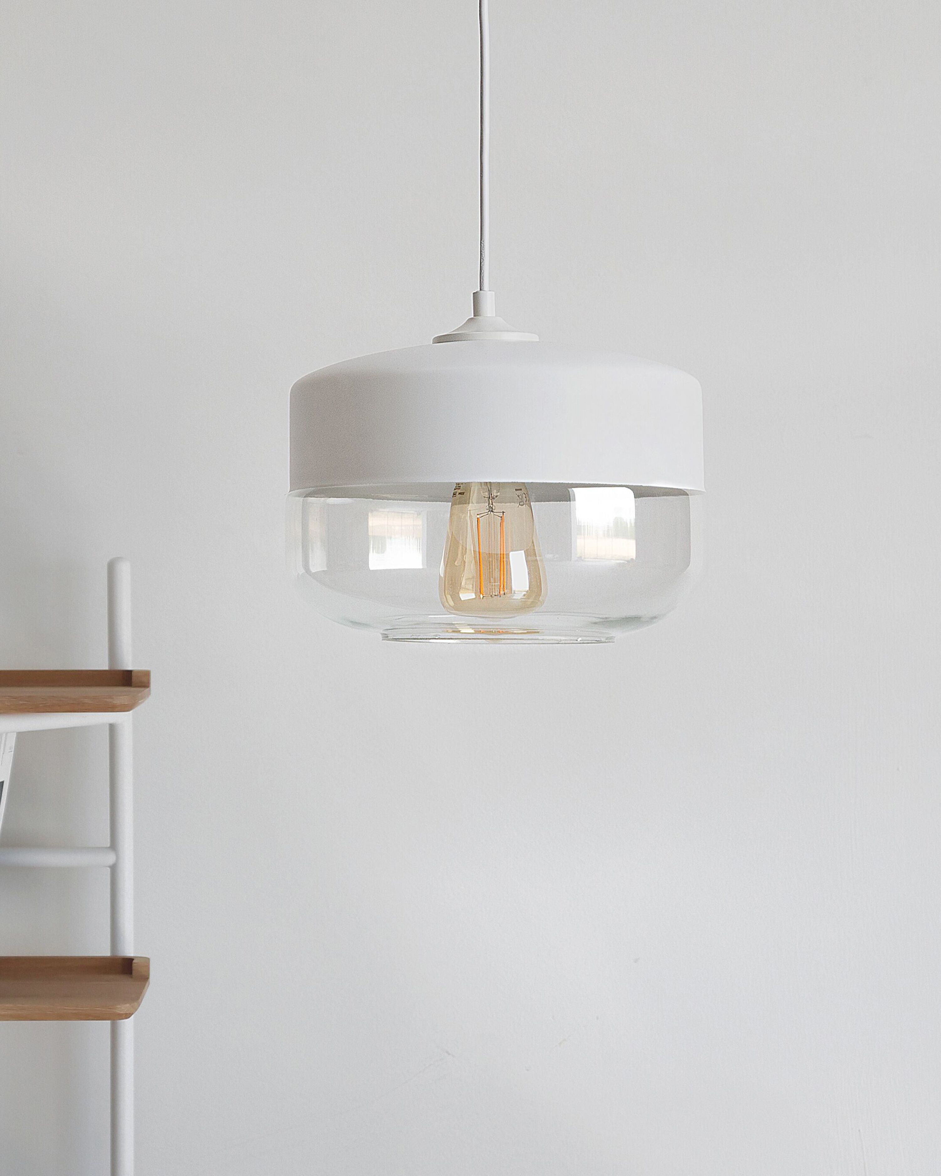 Pendant Lamp MURRAY Glass White