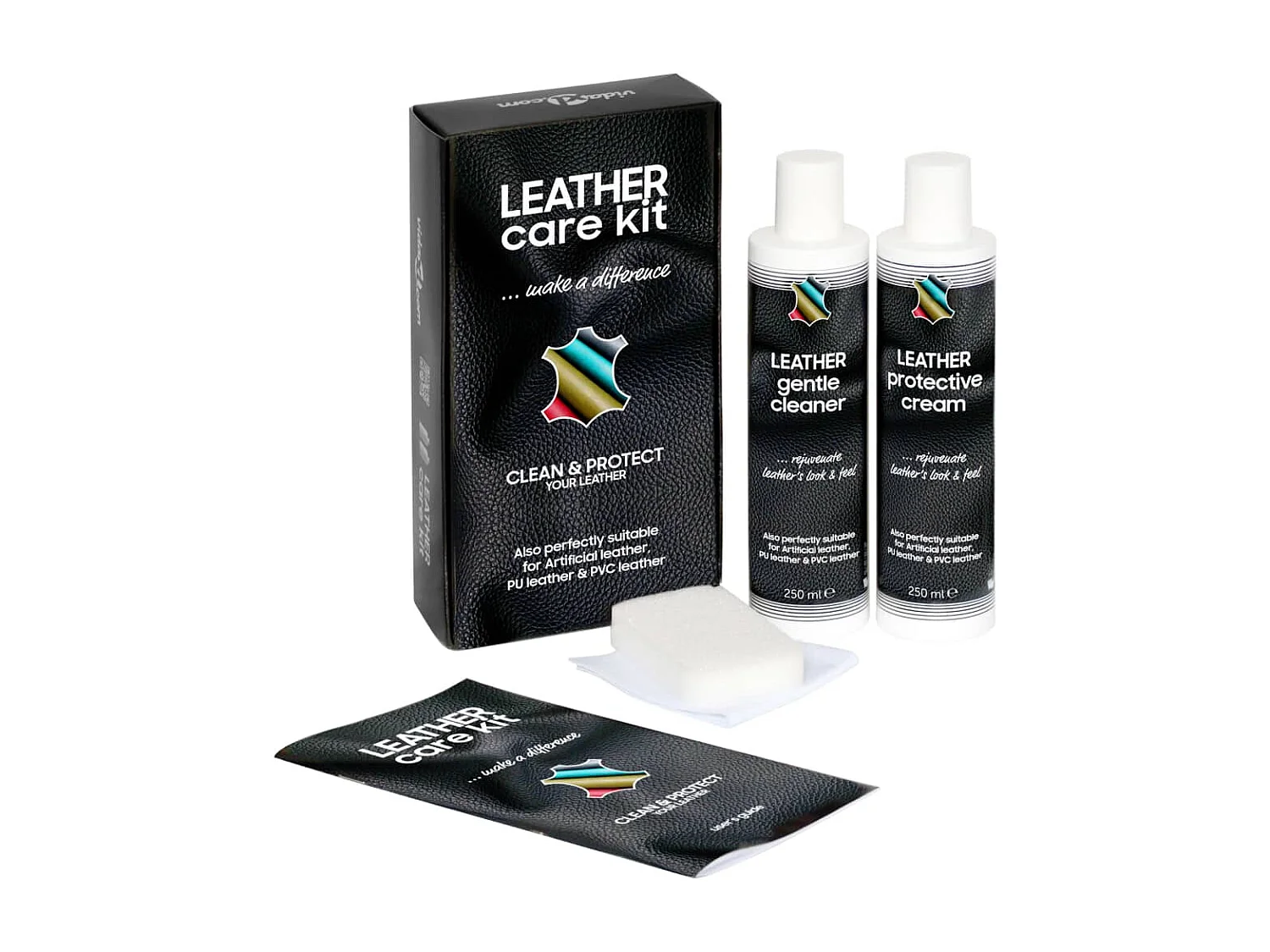 Kit d'entretien du cuir CARE KIT 2x250 ml