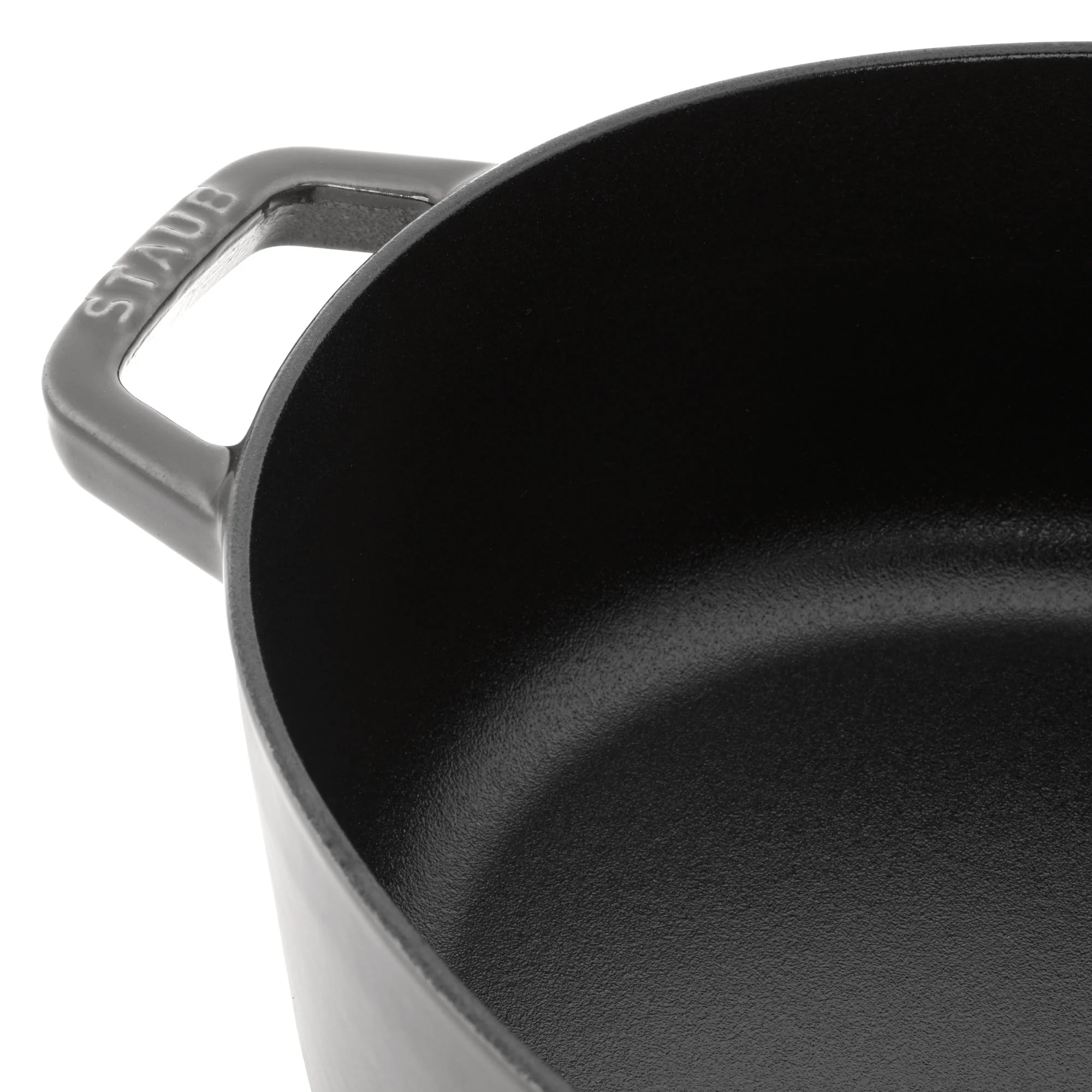 Staub Cast Iron 6.25-qt Shallow Oval Dutch Oven - Citron - Image 26