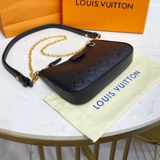 Louis Vuitton Monogram Empreinte Easy Pouch On Strap Black1:1High-quality replica