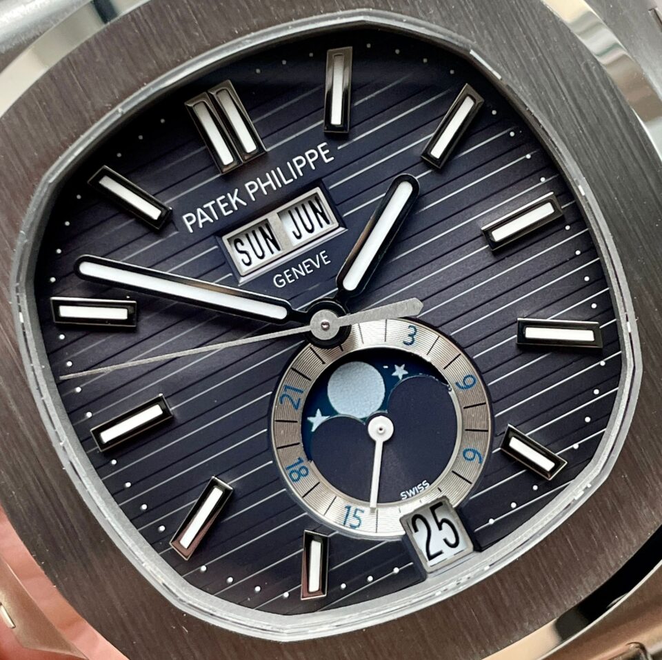 Replica PATEK PHILIPPENautilus 5726 Full Function Moonphase PPF 1:1 Best Blue Dial A324 - Top club