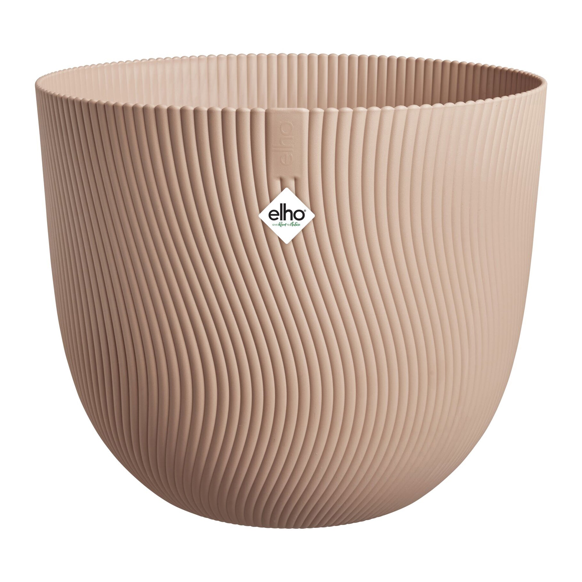 Elho Sereh Rond - Bruin - Ø 47 x H 40 cm - Binnen en Buiten - 100% ger