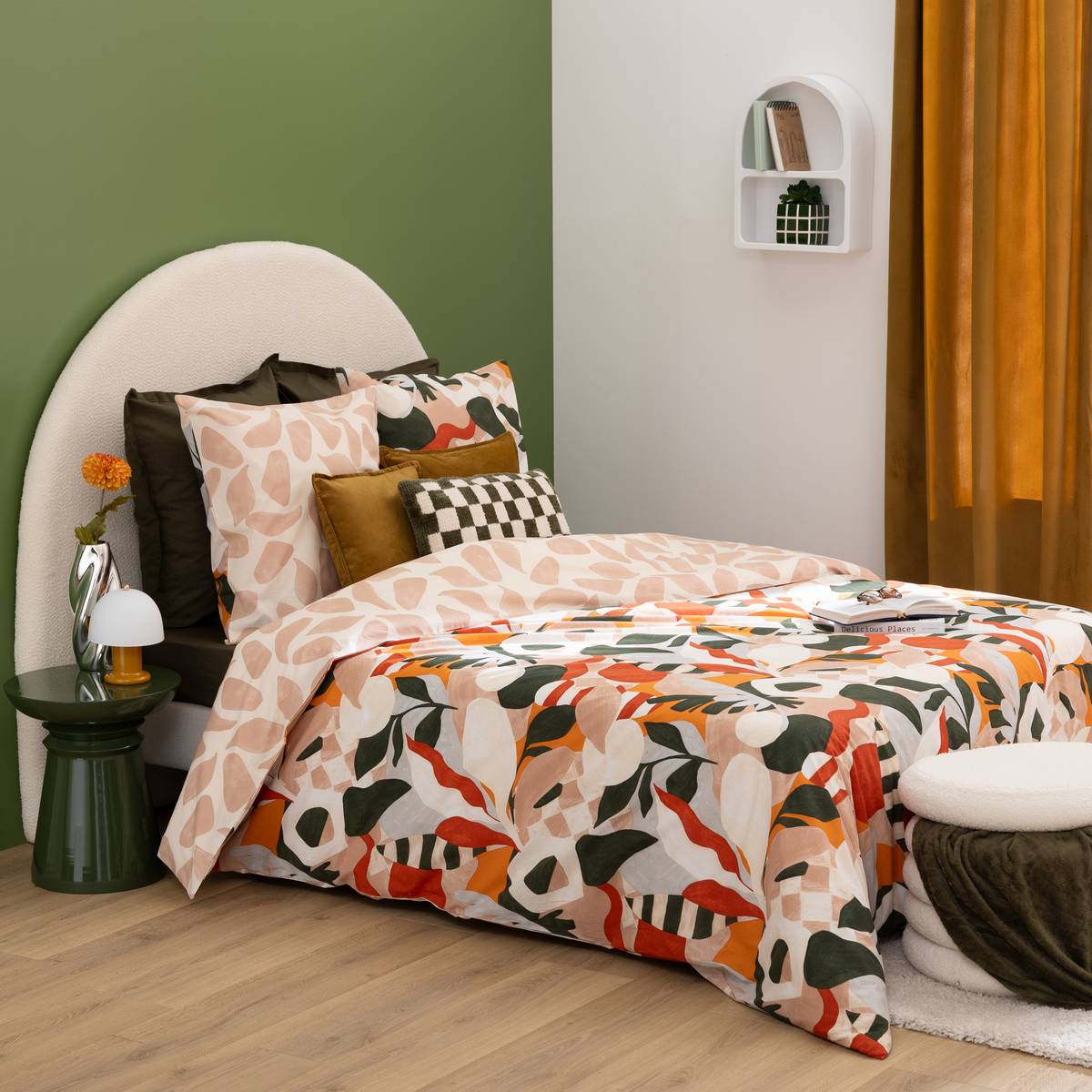 Printed Bedding Set 'Atisi' Multicolor, 240x220 cm