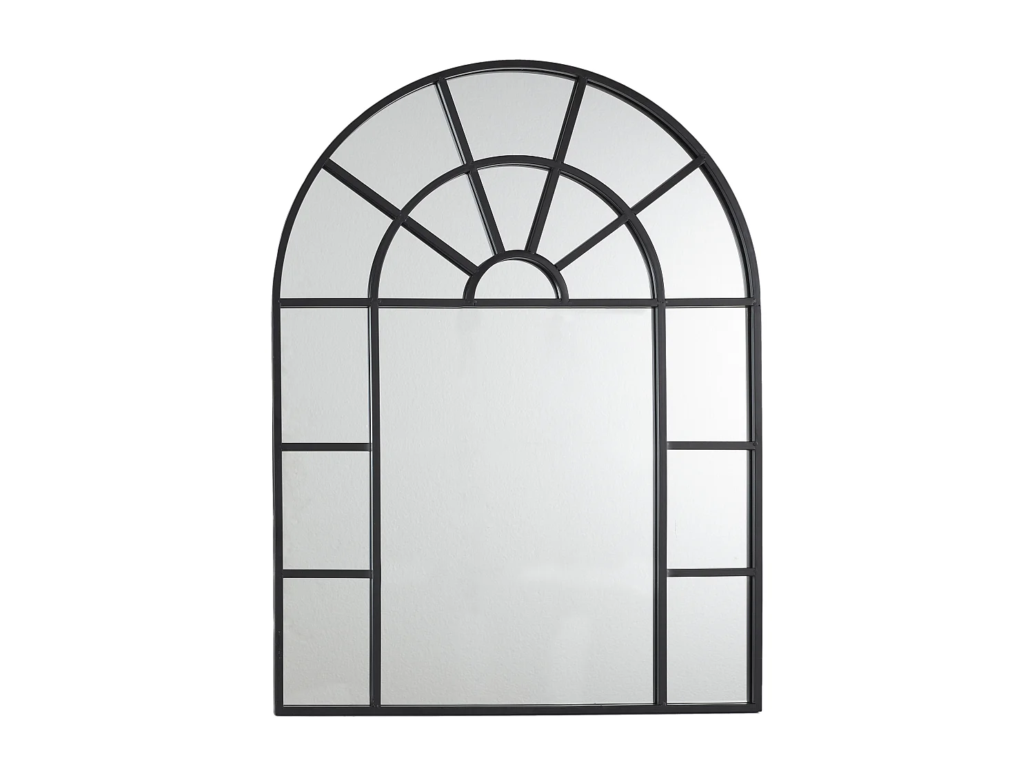 Miroir fenêtre en métal 60 x 80 cm