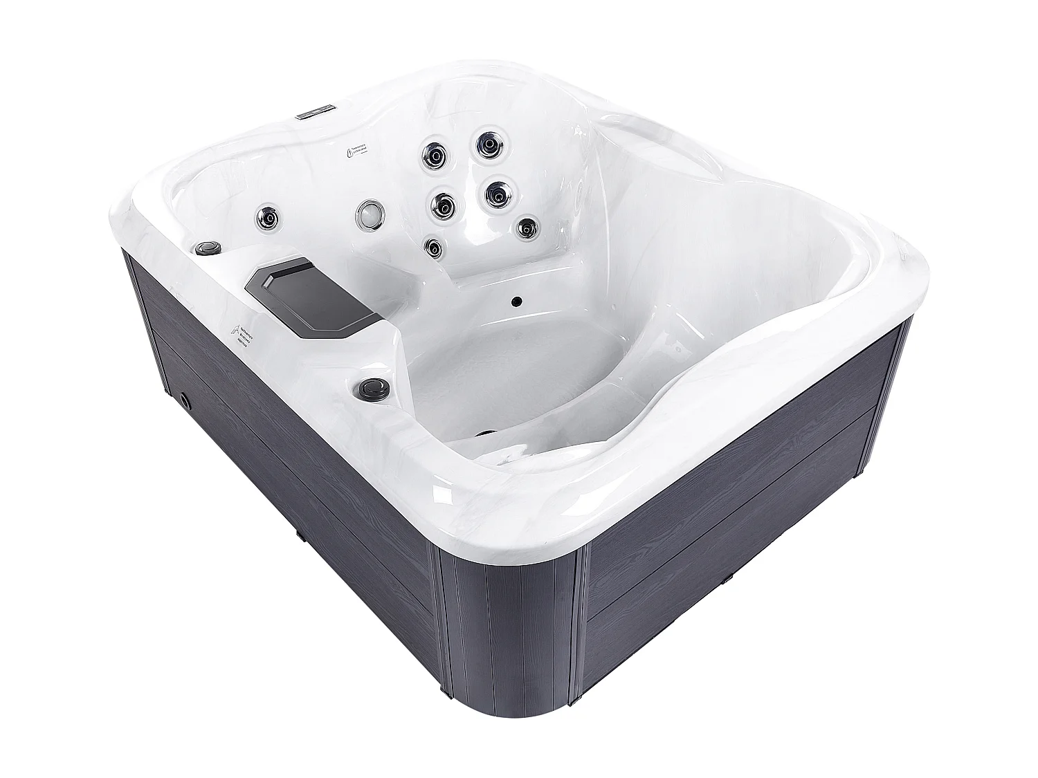 Spa d'extérieur avec LED ARCELIA Blanc
