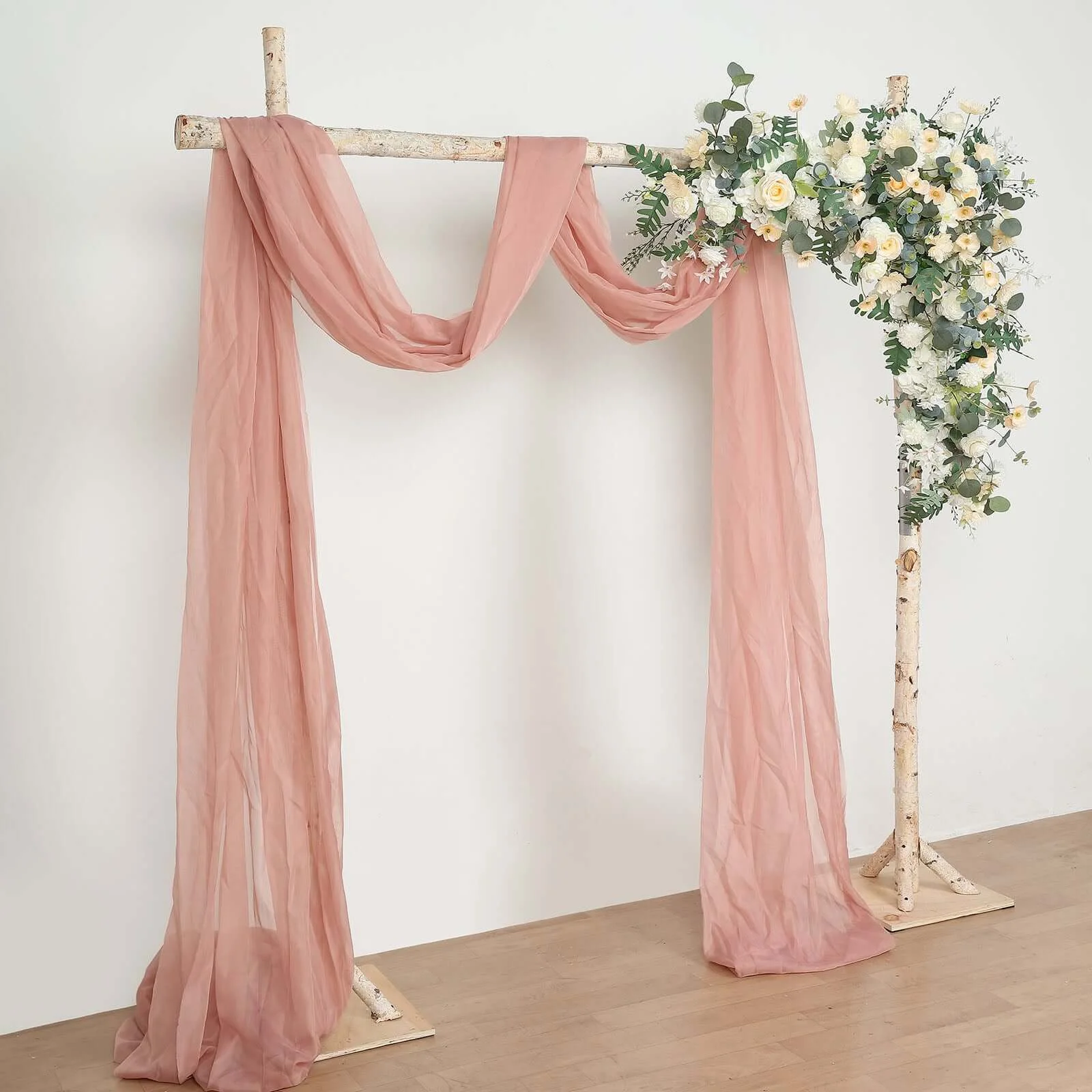 Efavormart 7FT Rustic Square Wedding Arch Wooden Backdrop Stand, Wedding Ceremony Arch - Brown - Image 41