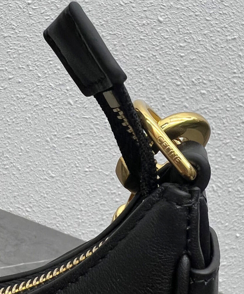 Celine Medium Ava Strap Bag In Smooth Calfskin Black1:1High-quality replica