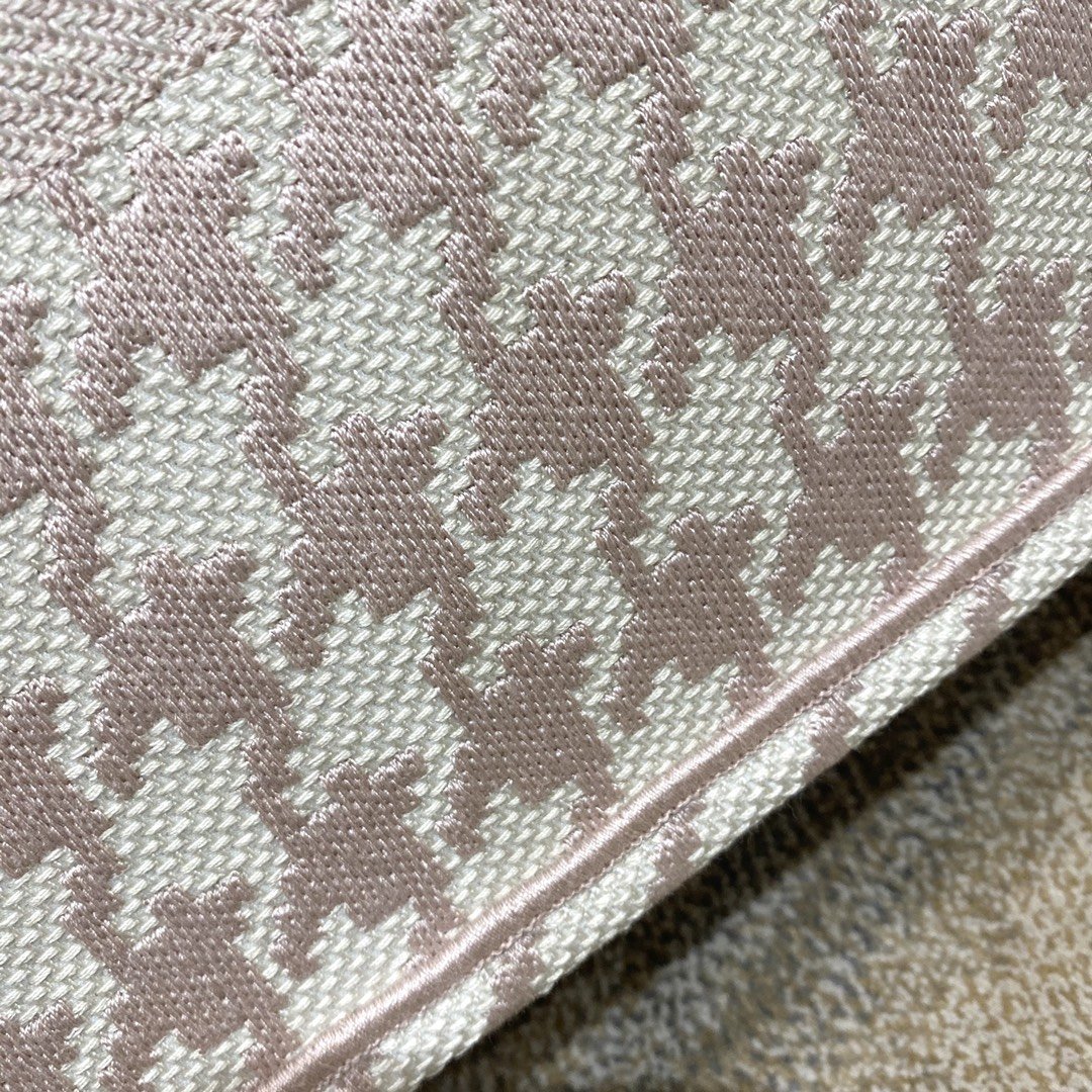 Christian Dior Medium Dior Book Tote Pastel Houndstooth Embroidery, Pastel, For Women Women’s Handbags, Shoulder Bags, 36cm CD1:1High-quality replica