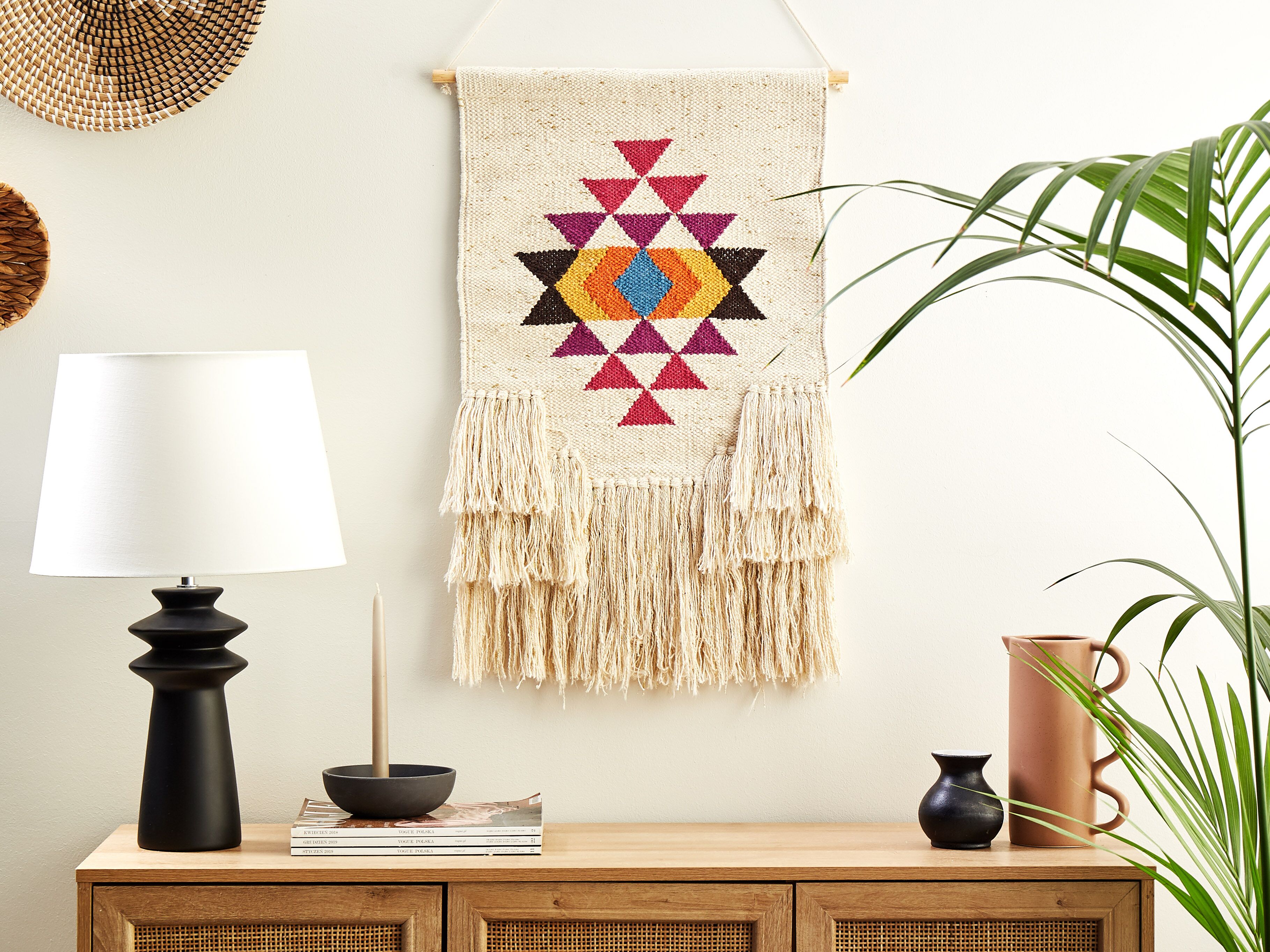 Fabric Wall Hanging VEHARI Cotton 104 cm Multicolour