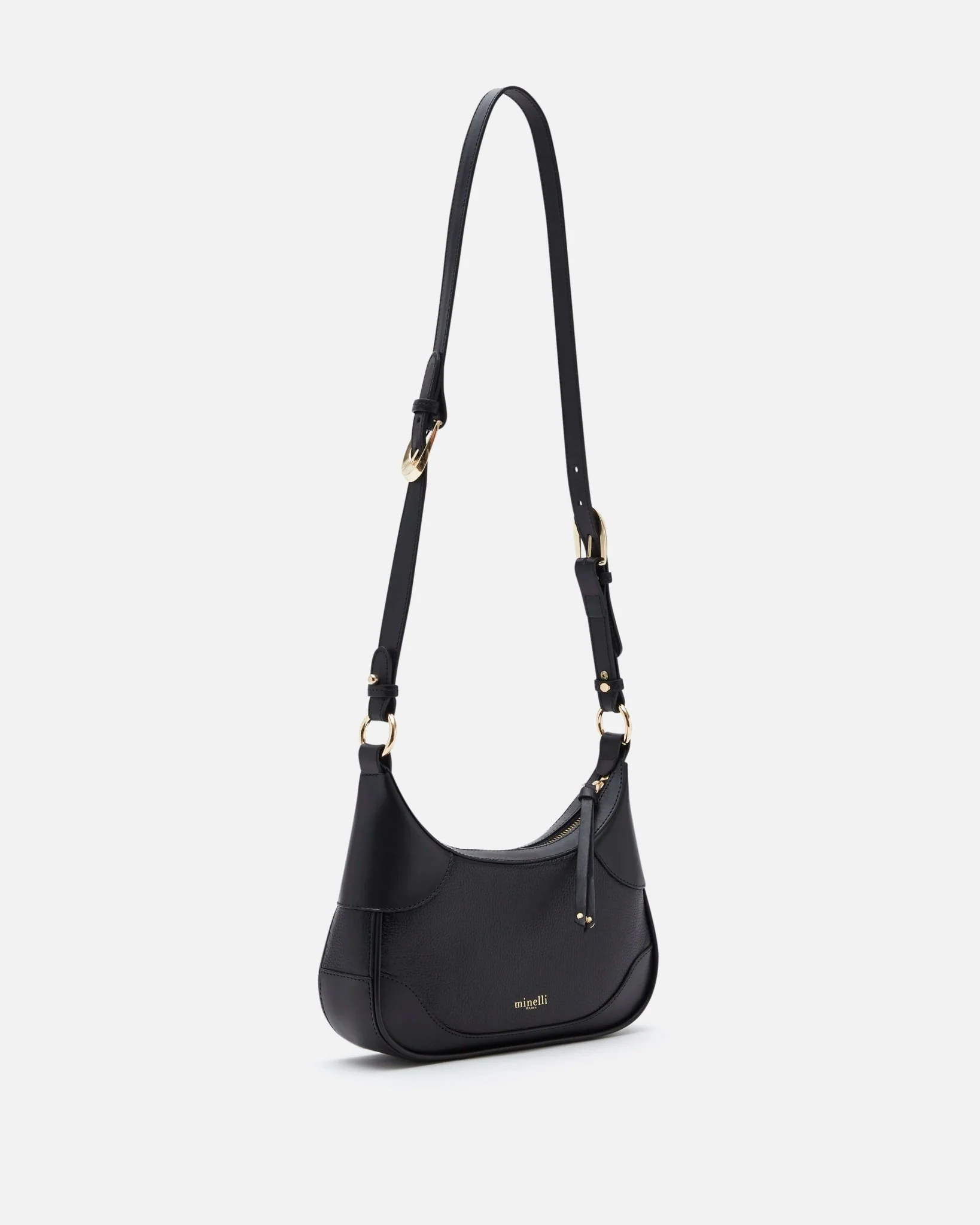 SAC KILLY/GR - En cuir grainé grande anse noir