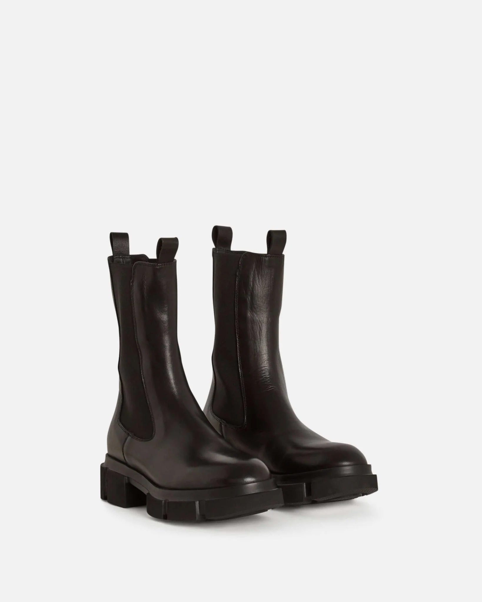 BOTTINES MADURA - En cuir à semelles crantées noir
