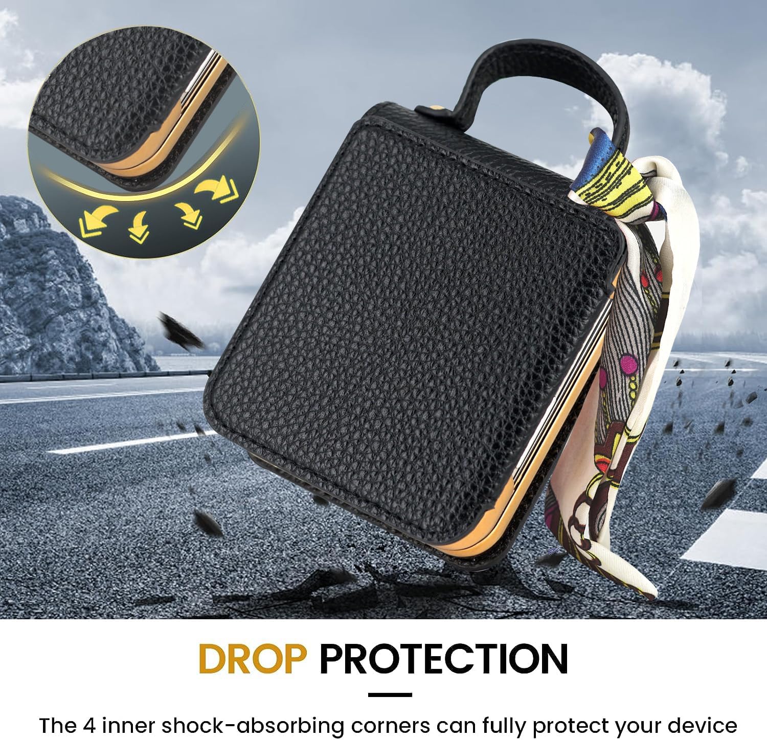 Samsung Luxury Leather Galaxy Z Flip 5/4 Case - Wholesale & Influencer