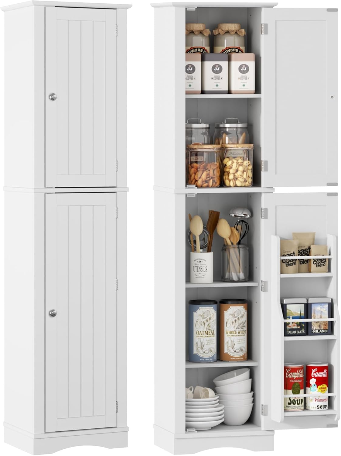 Function Home Tall Bathroom Storage Cabinet, 64