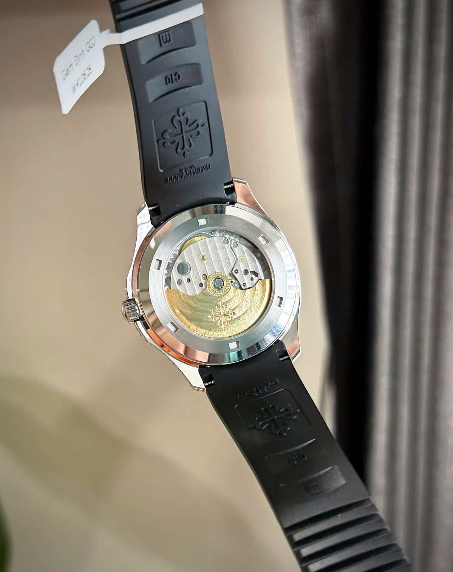 Patek Philippe Aquanaut 5167 Dial Gray Replica Watch Custom Moissanite Diamonds 40mm - Top club