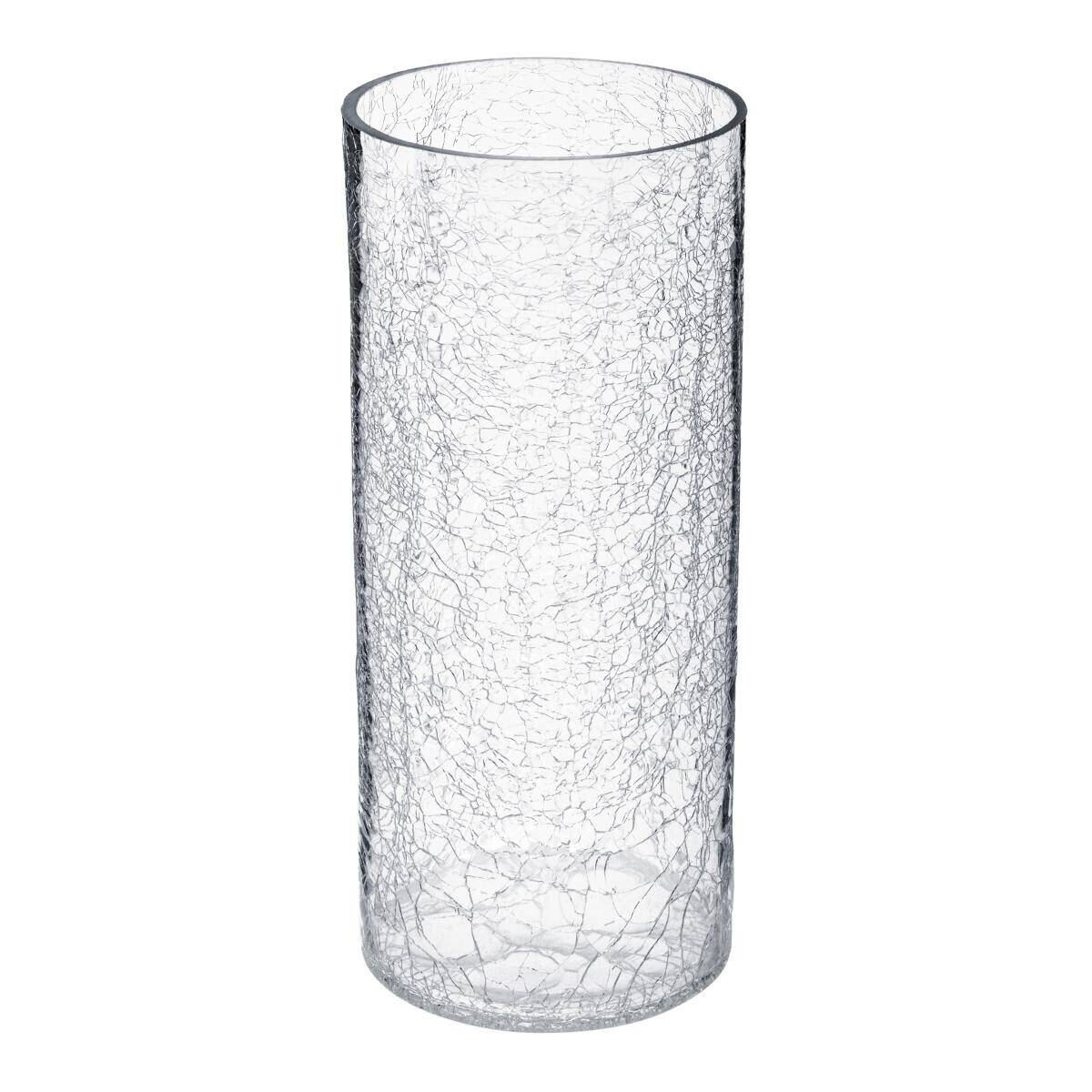 Cylinder vase, glass H.30 cm