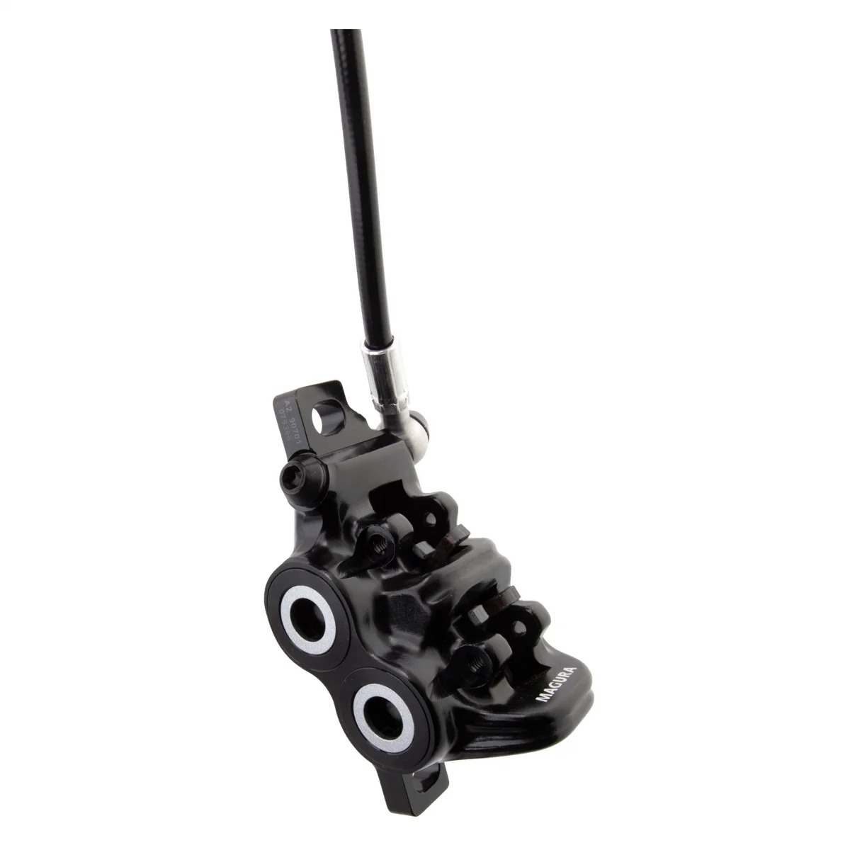 Magura MT5 Disc Brake and Lever - Front or Rear, Hydraulic, Post Mount, Black - Image 2