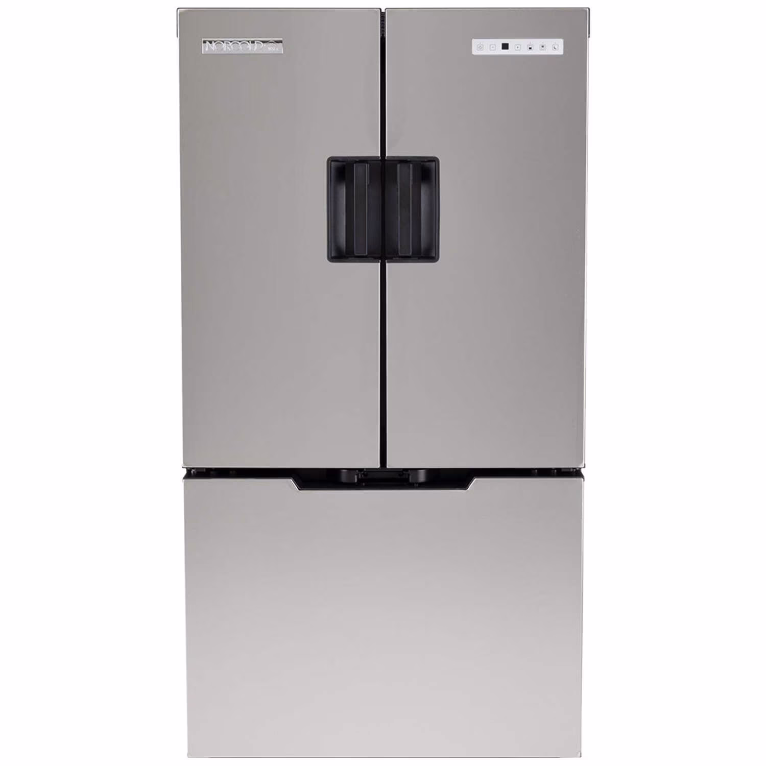 NORCOLD INC N20DCSS Polar Elite N20DC Stainless Steel DC Compressor RV Refrigerator with French Doors - 20 cu. ft.