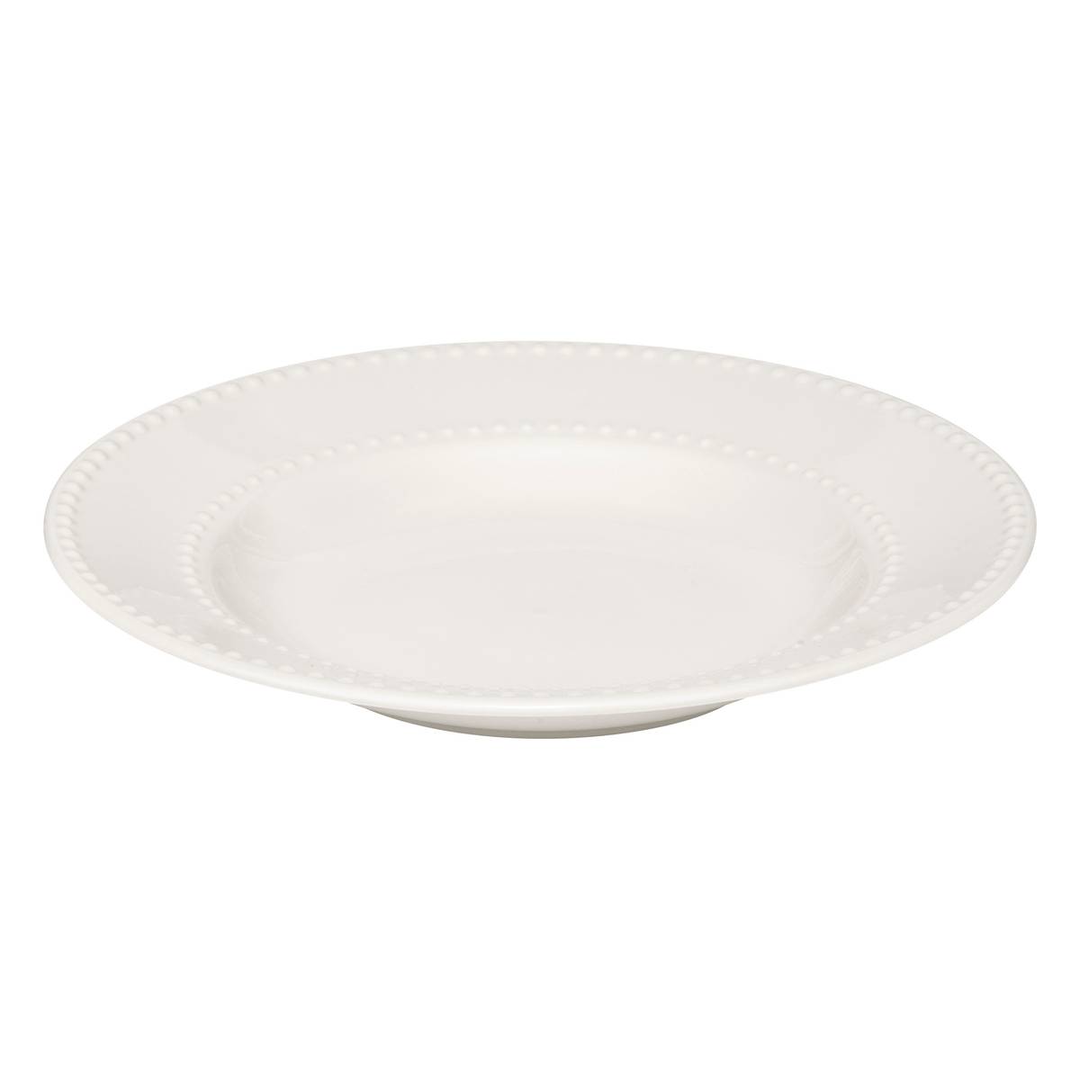 "Perle" Soup Plate D.22 cm, White