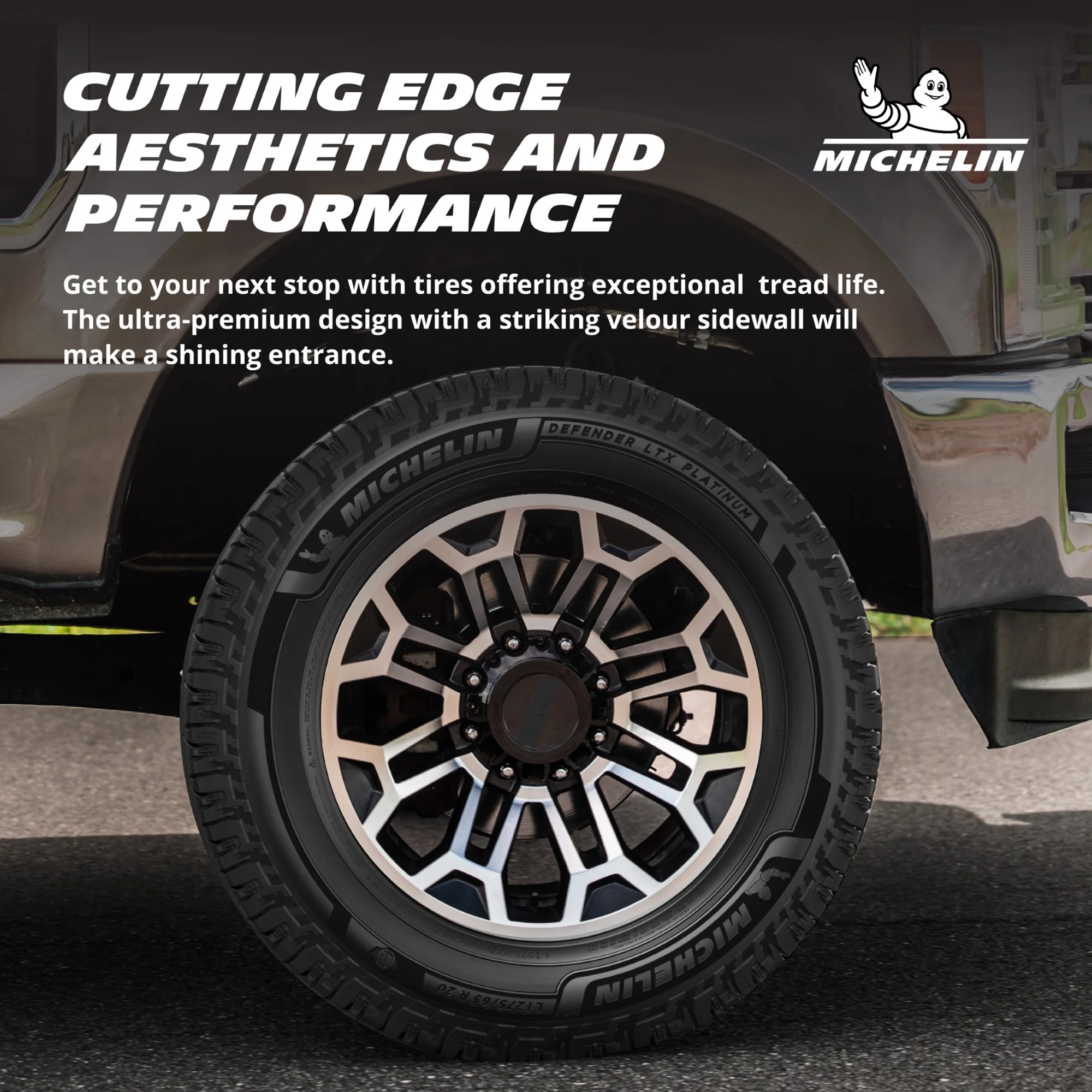 Michelin Defender LTX Platinum All-Season LT275/65R20/E 126/123S Tire - Image 7