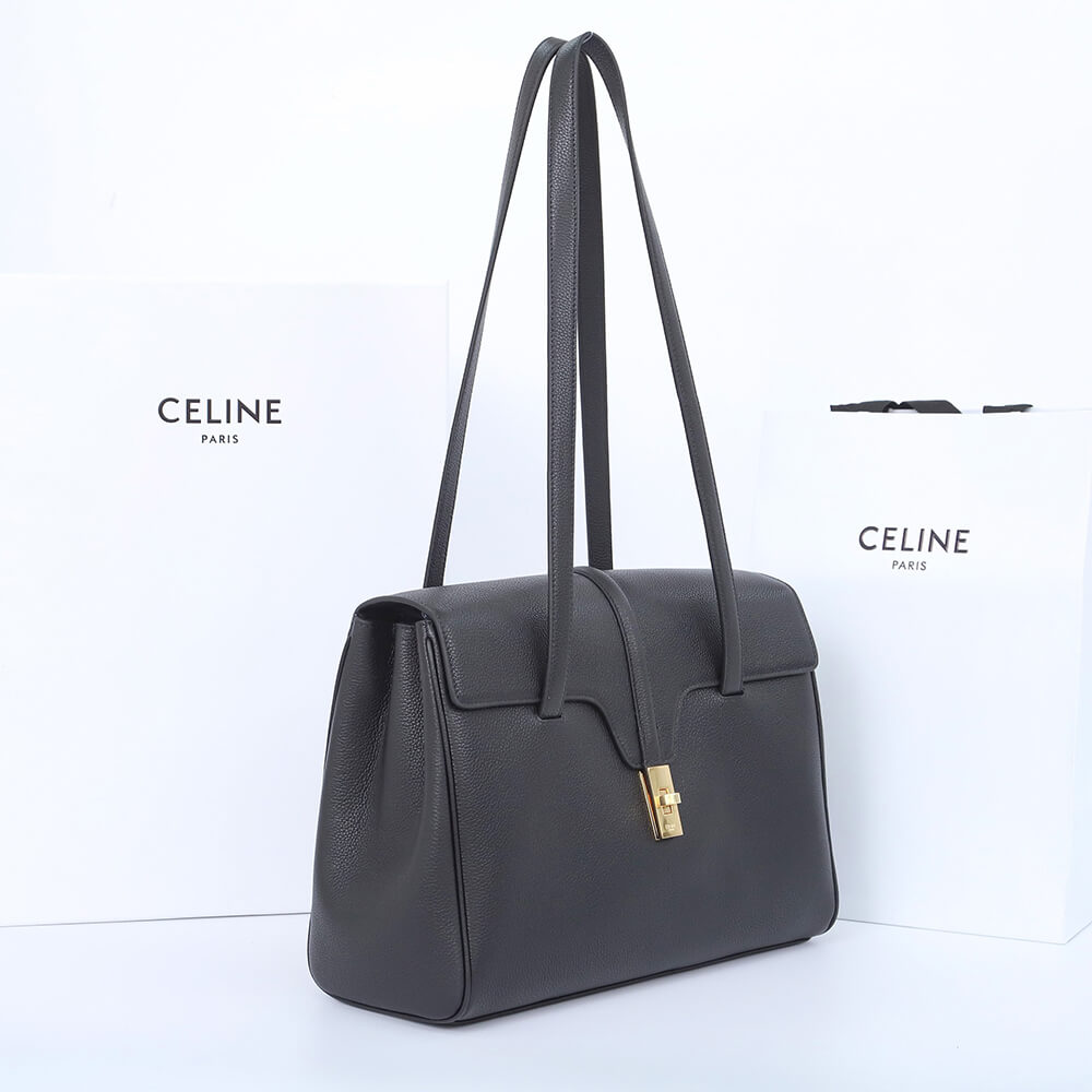 Celine Medium Soft 16 Bag in Calfskin1:1High-quality replica