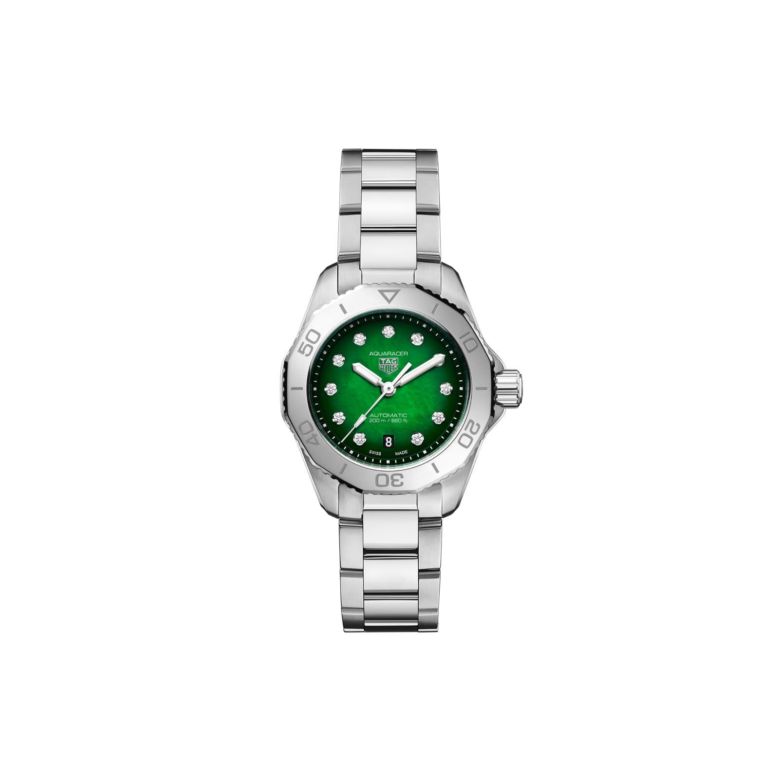 TAG Heuer Replica Watch Aquaracer Professional 200 Date Automatic 30 mm Steel(1:1 replica) - Top club