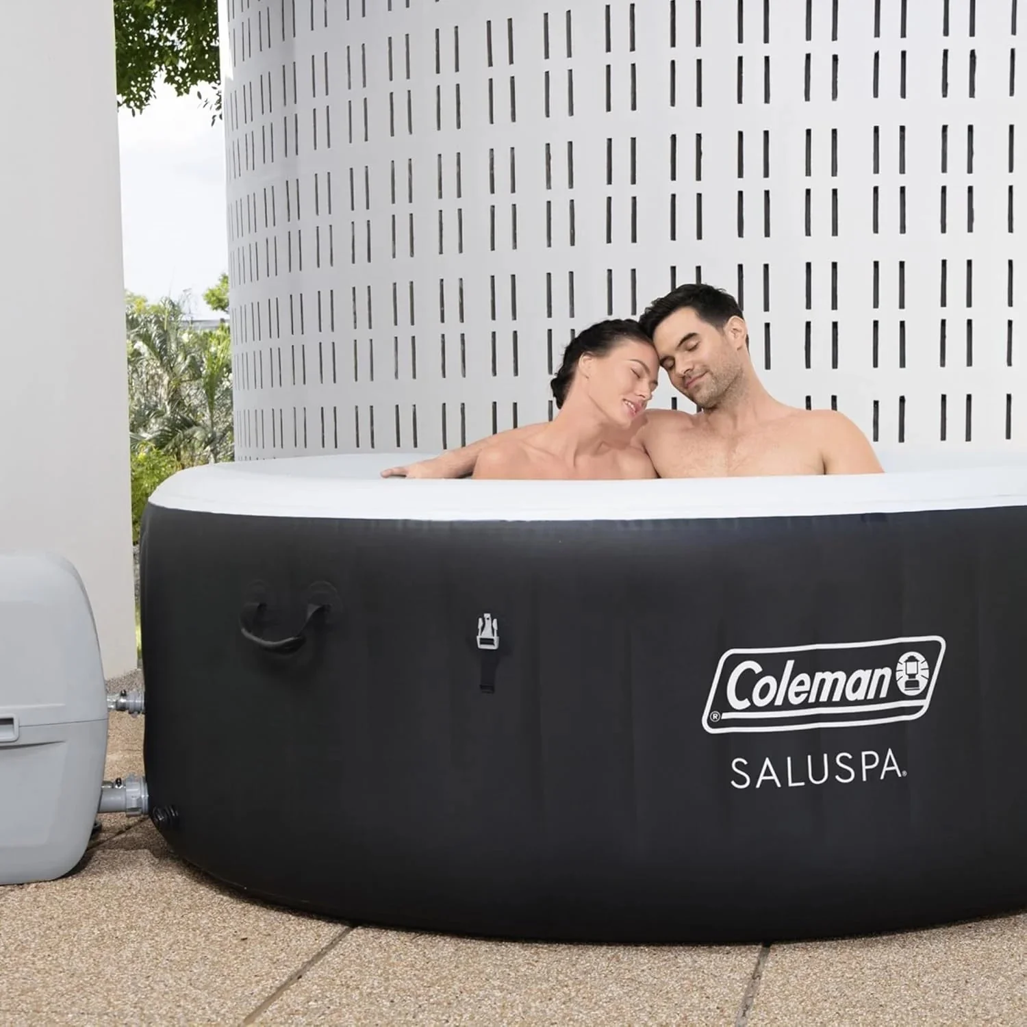 2-4 Person Inflatable Hot Tub With 120 Air Jets And Insulated Cover - Image 27 2-4 Person Inflatable Hot Tub With 120 Air Jets And Insulated Cover - Image 27