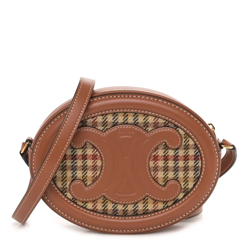 Smooth Calfskin Replica Celine Purse – Gold Hardware Crossbody1:1High-quality replica