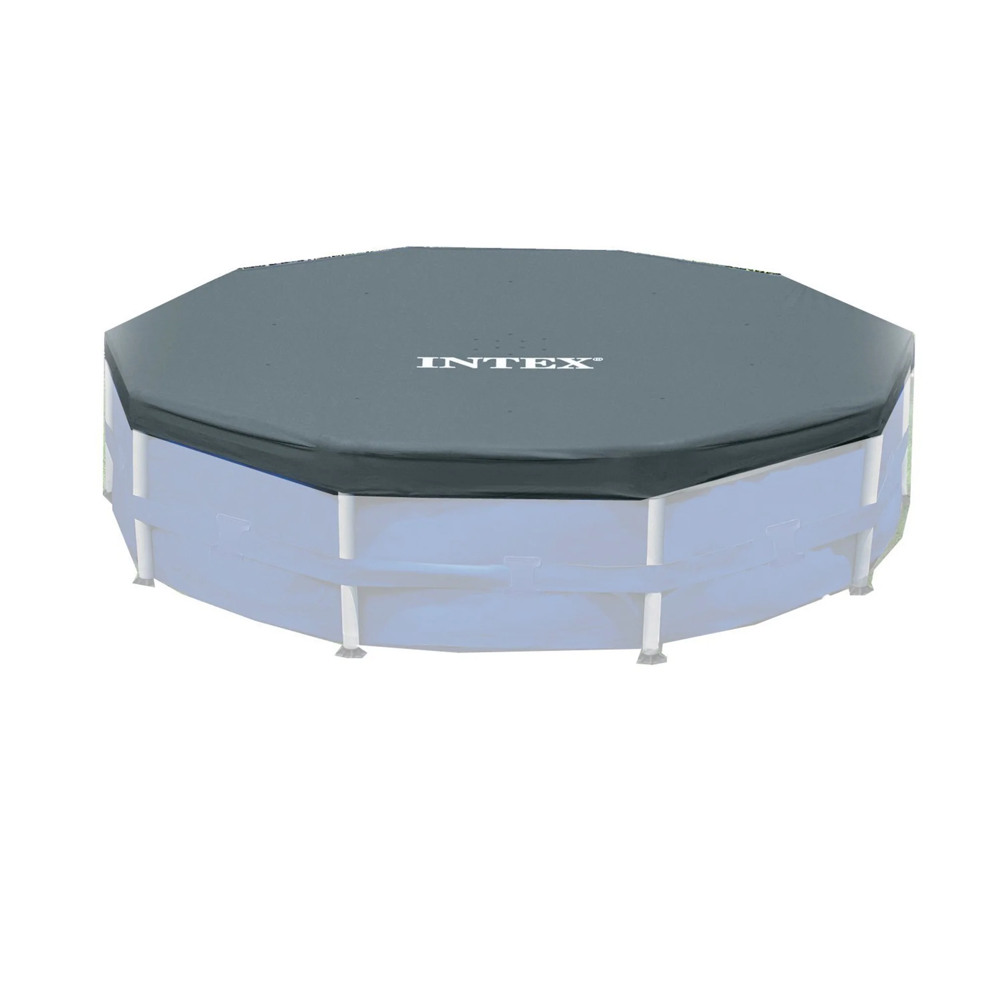 INTEX Round Metal Frame 8ft x 20in Above Ground Swimming Pool Set, Blue - Image 12